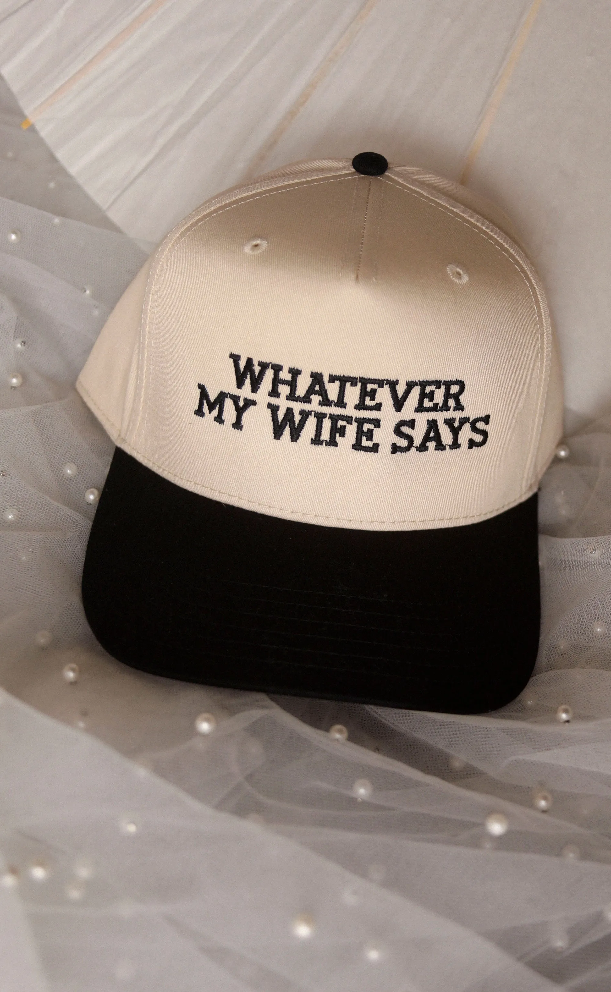 friday + saturday: whatever my wife says trucker sold by RIFFRAFF