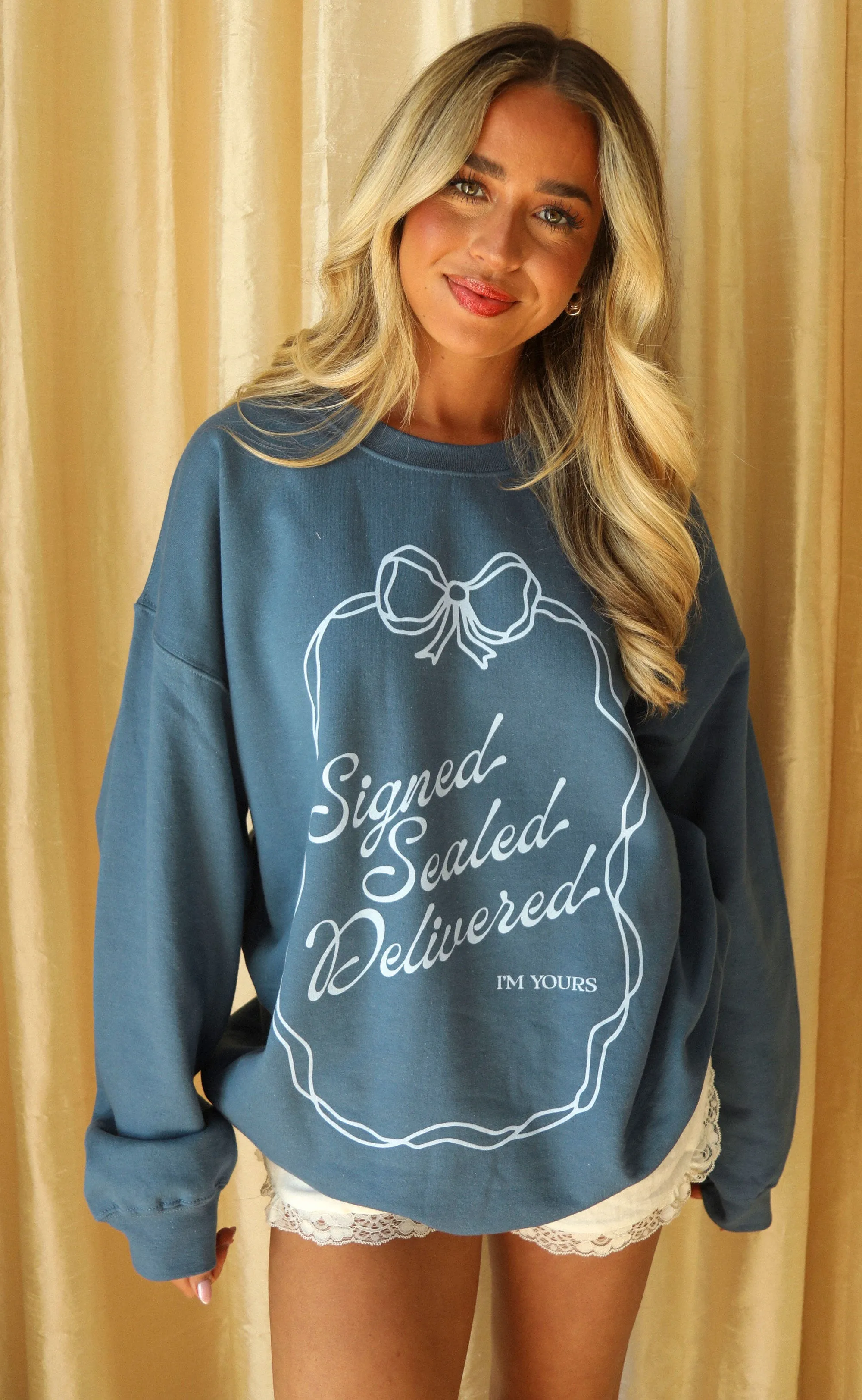 friday + saturday: signed sealed delivered sweatshirt sold by RIFFRAFF product image thumbnail 3