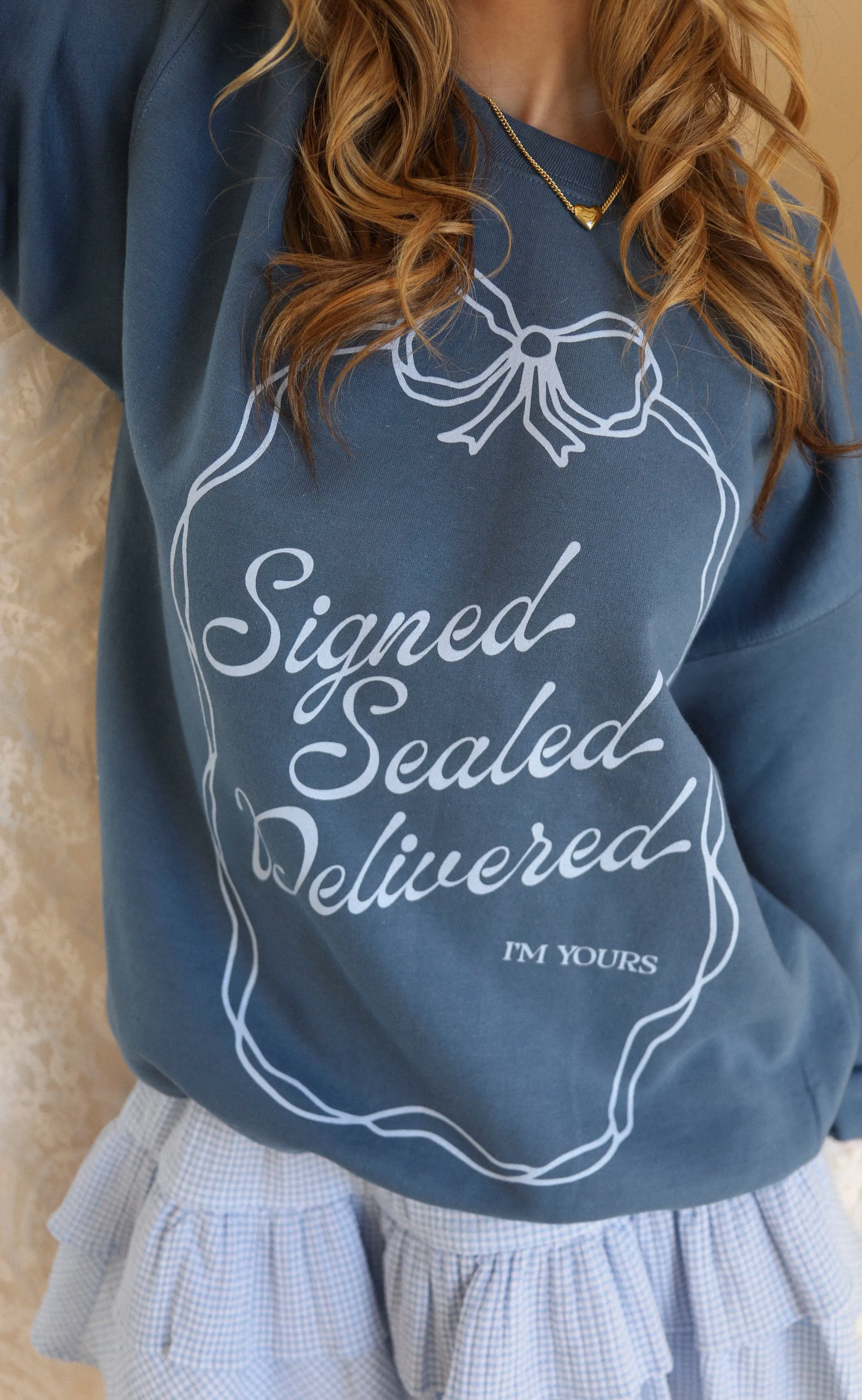 friday + saturday: signed sealed delivered sweatshirt sold by RIFFRAFF product image thumbnail 2