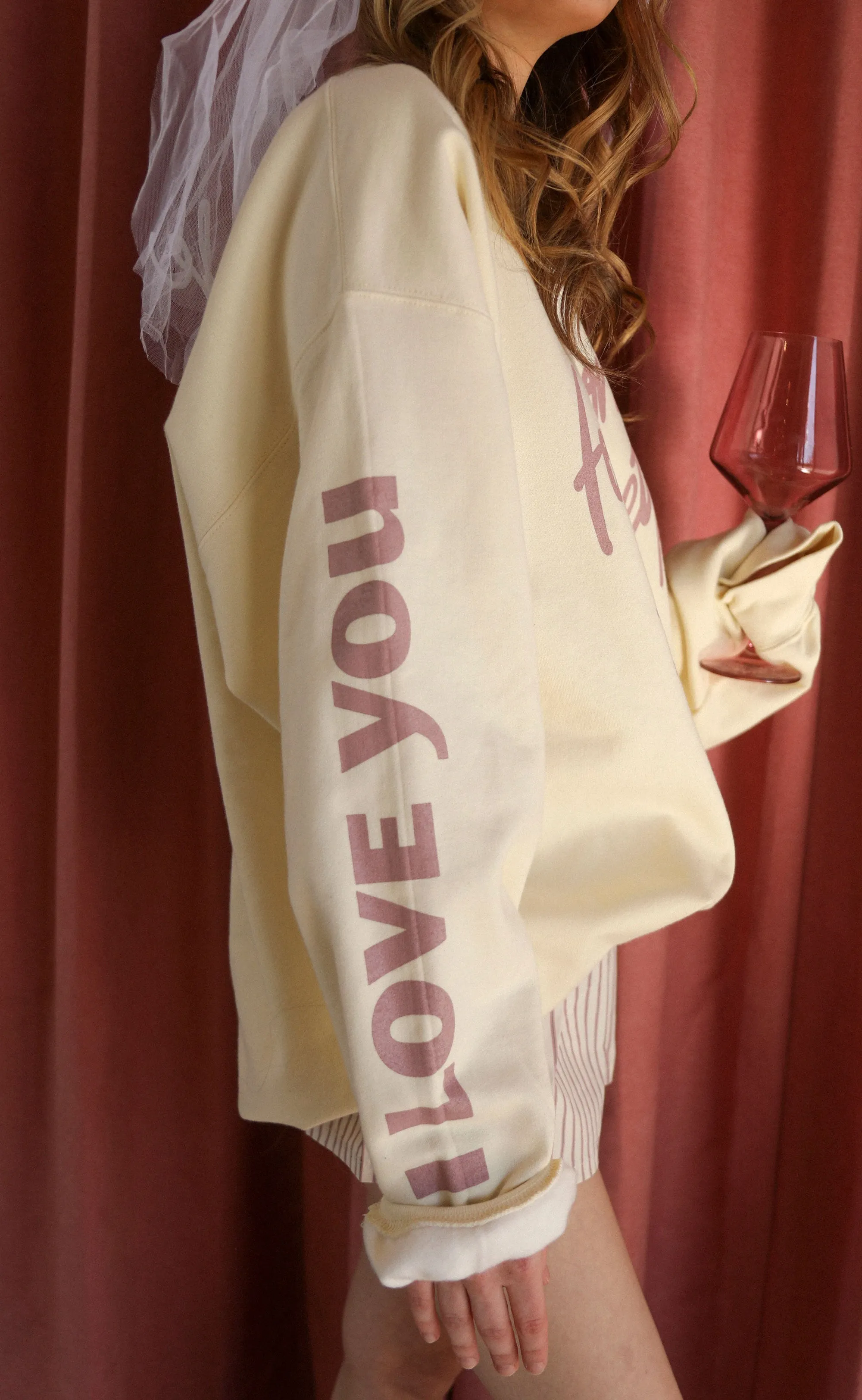 friday + saturday: for worse or for better sweatshirt sold by RIFFRAFF product image thumbnail 3