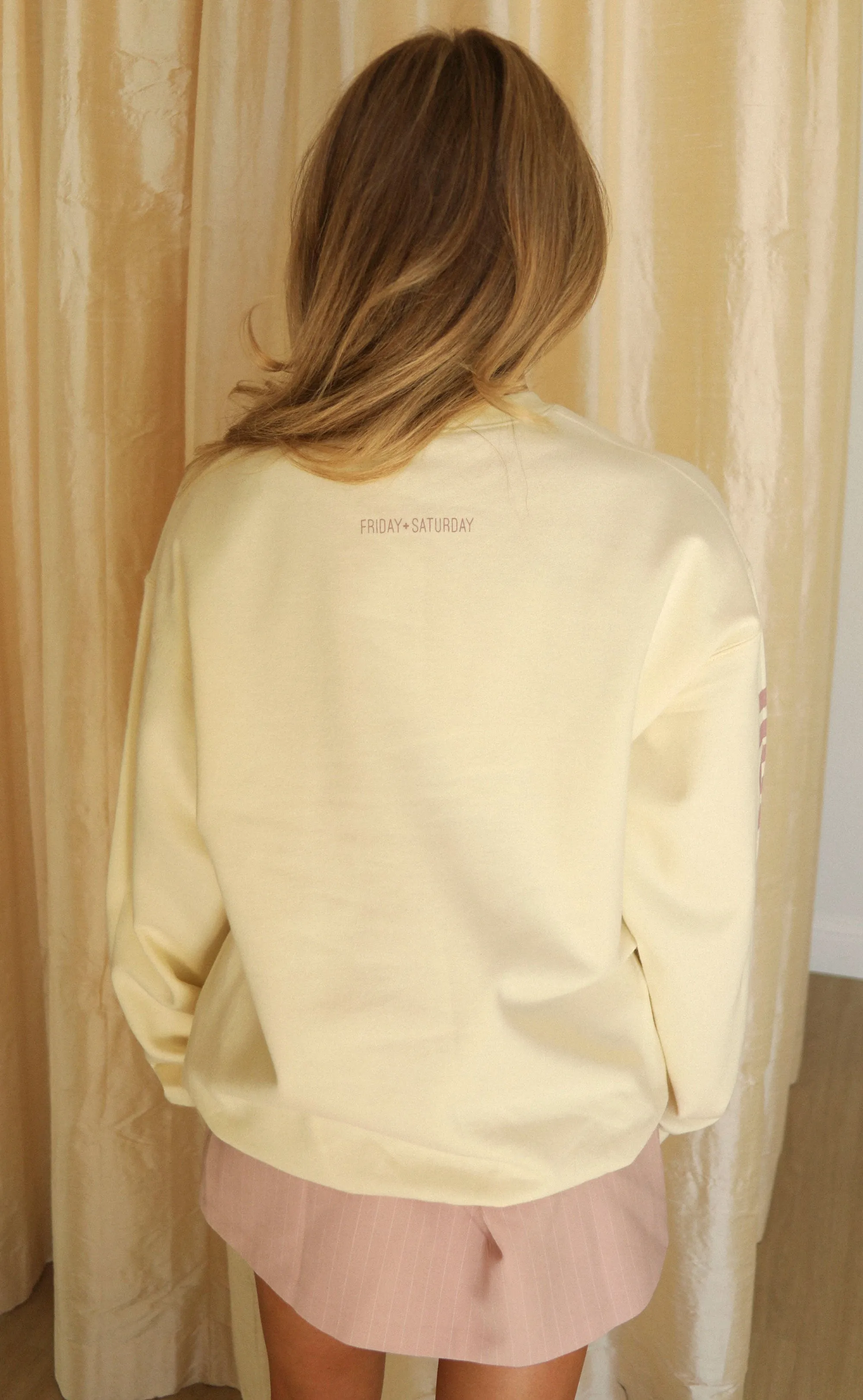 friday + saturday: for worse or for better sweatshirt sold by RIFFRAFF product image thumbnail 4