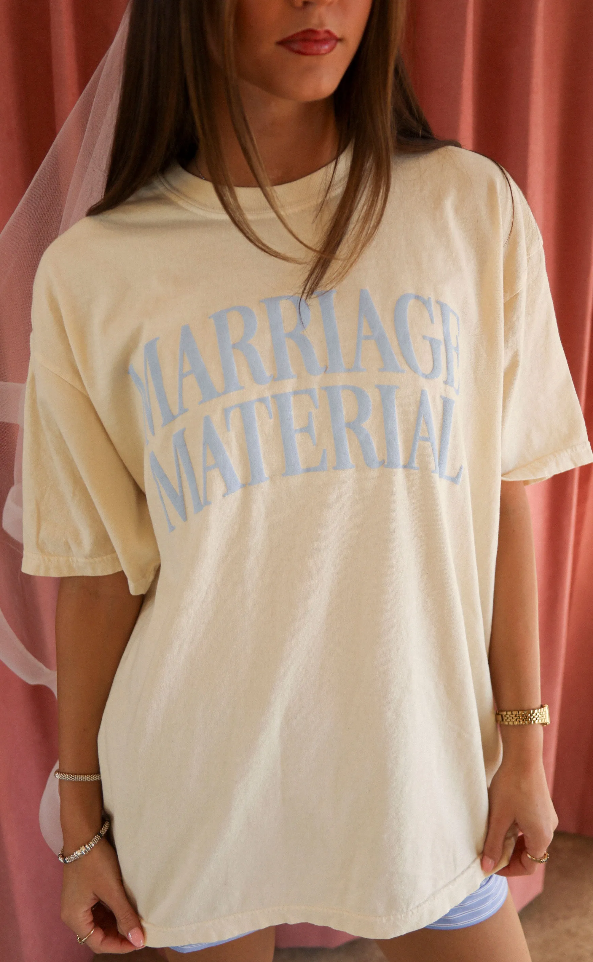 friday + saturday: marriage material tee sold by RIFFRAFF product image thumbnail 3