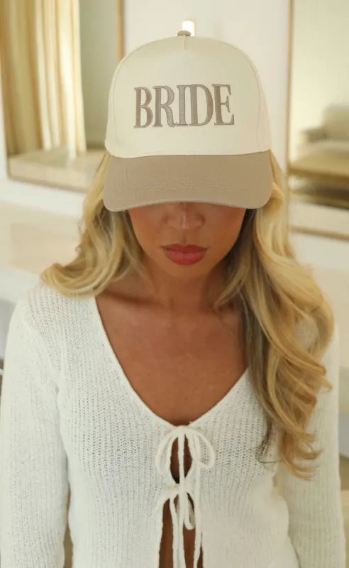 friday + saturday: bride trucker hat sold by RIFFRAFF