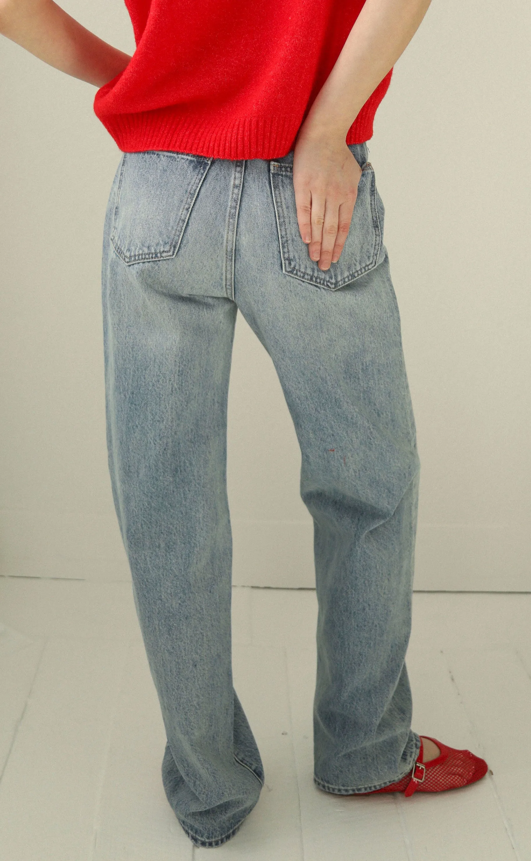 pistola: cassie super high rise straight - bramble sold by RIFFRAFF product image thumbnail 2