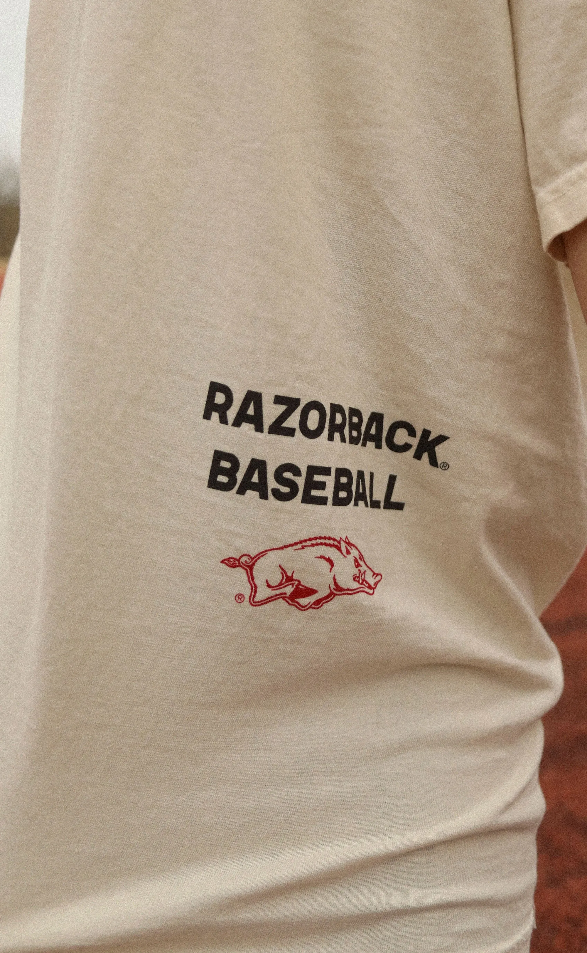charlie southern: arkansas baseball script tee sold by RIFFRAFF product image thumbnail 2