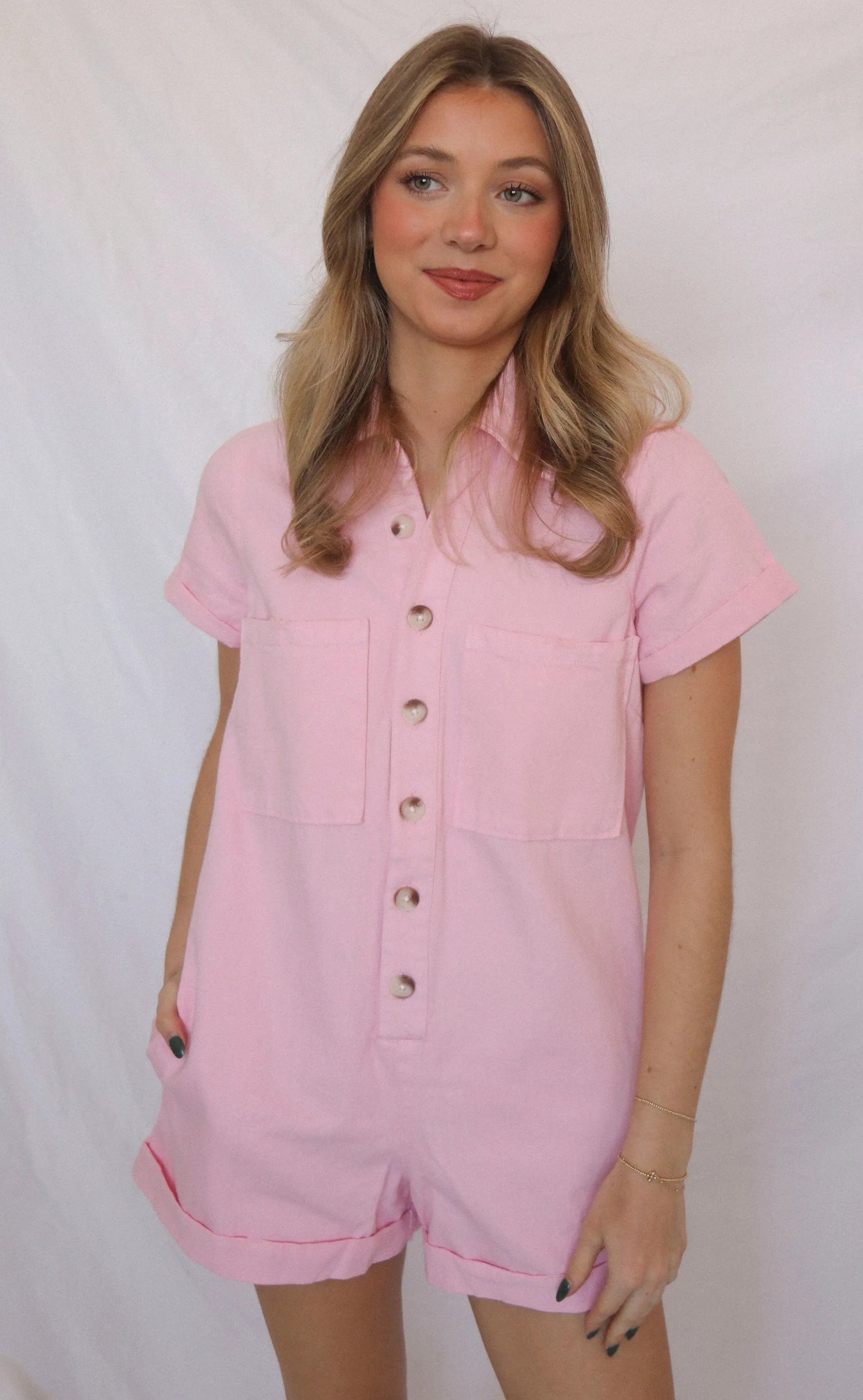 show me your mumu: range romper - candy pink sold by RIFFRAFF