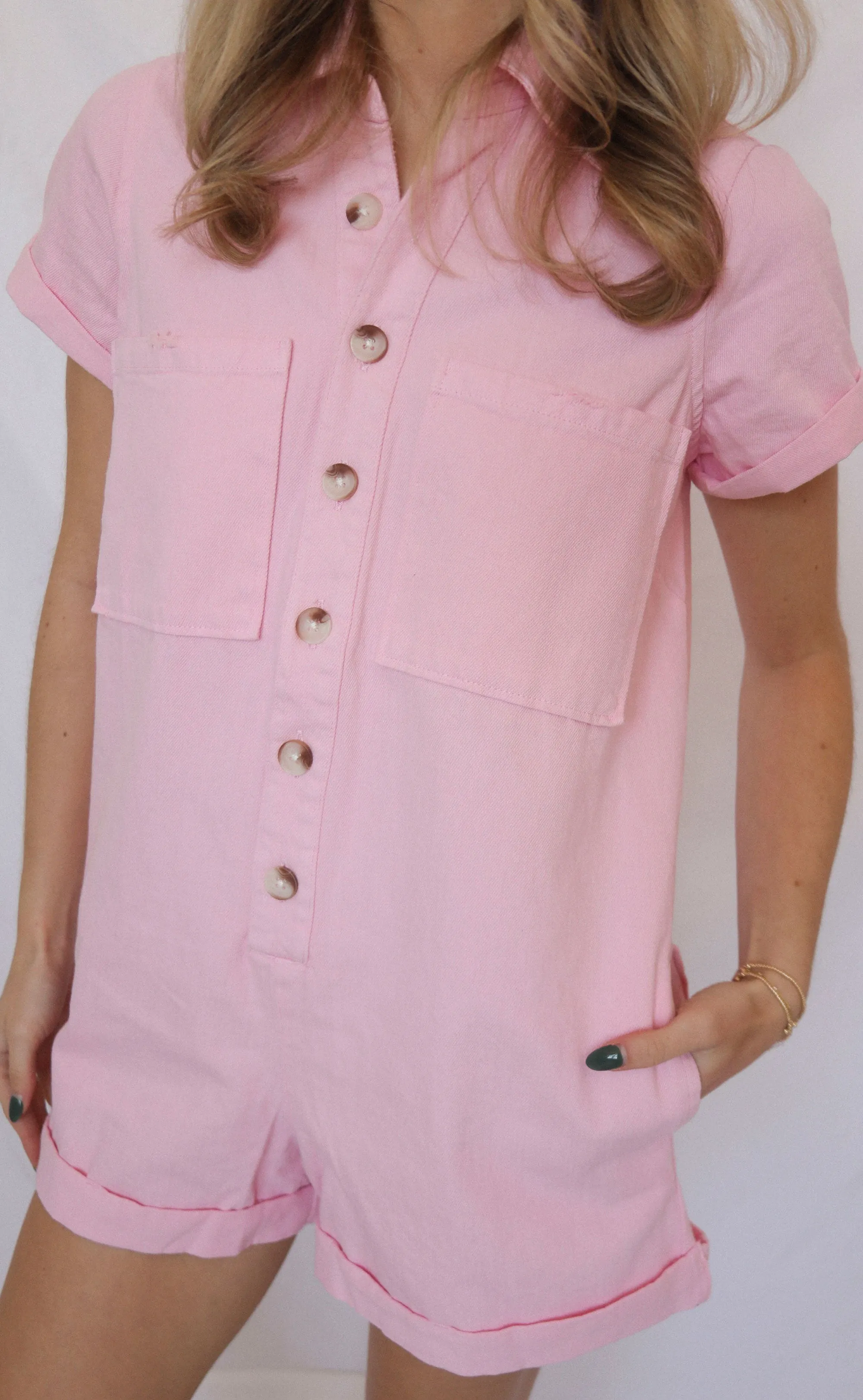show me your mumu: range romper - candy pink sold by RIFFRAFF product image thumbnail 2