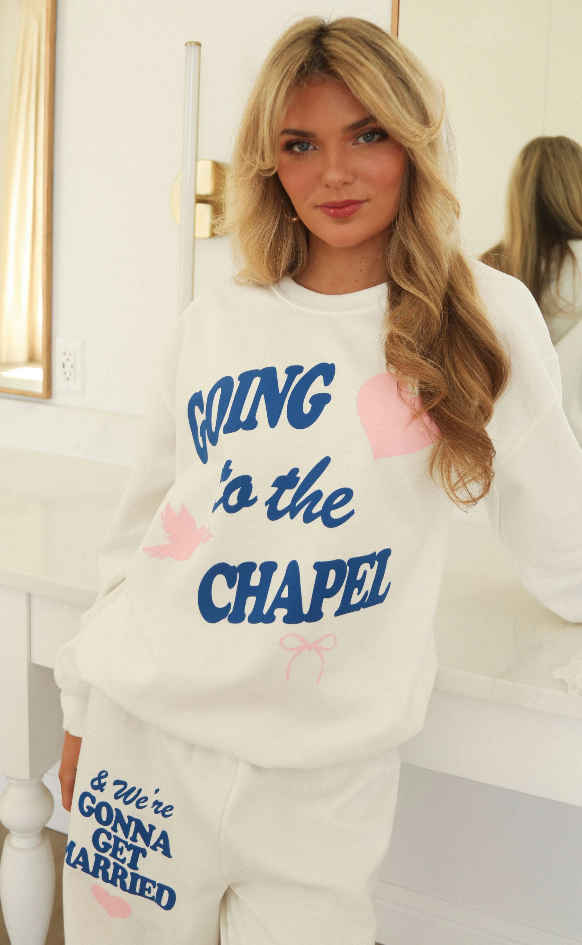 friday + saturday: going to the chapel sweatshirt sold by RIFFRAFF product image thumbnail 4