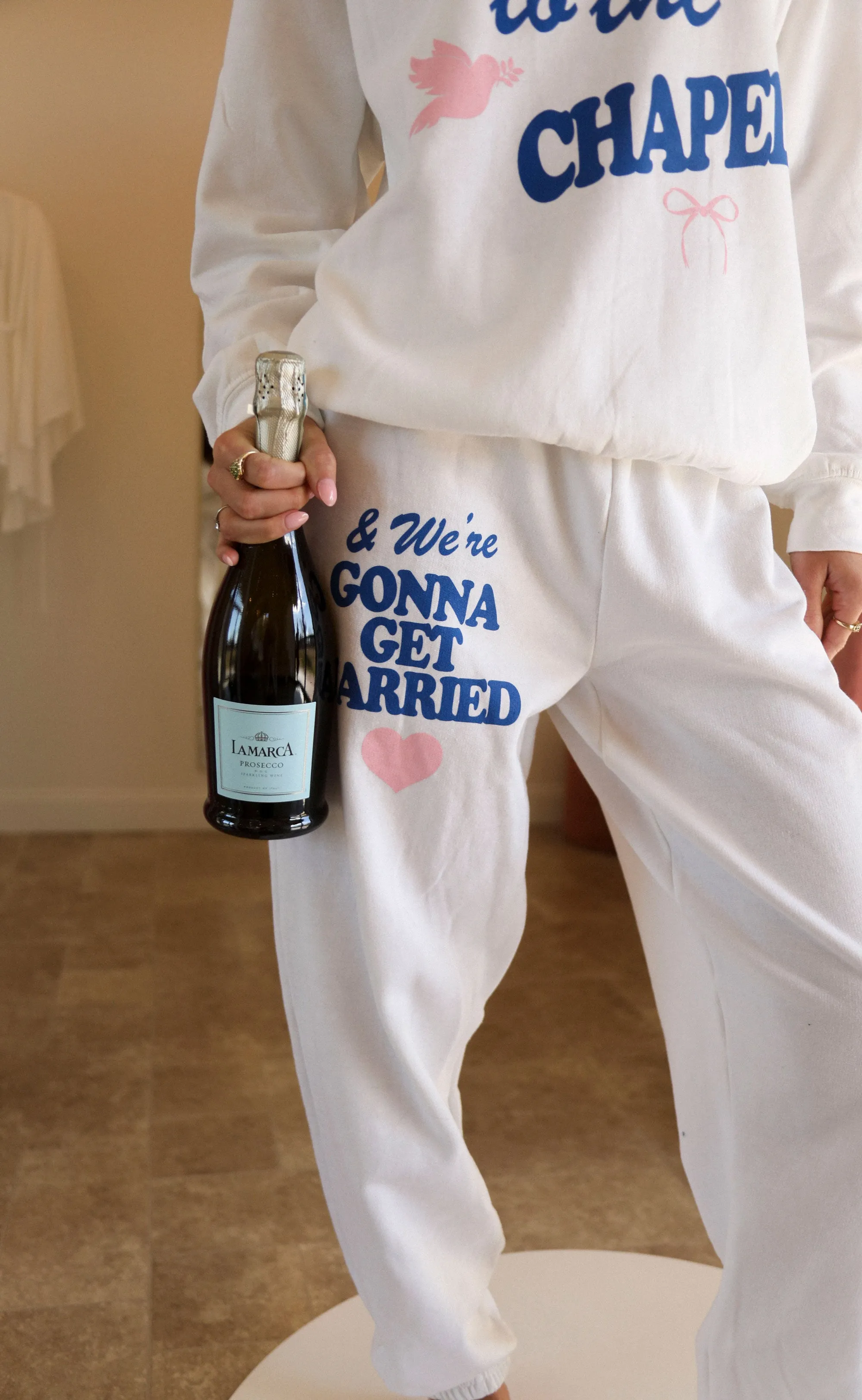 friday + saturday: gonna get married sweatpants sold by RIFFRAFF product image thumbnail 5