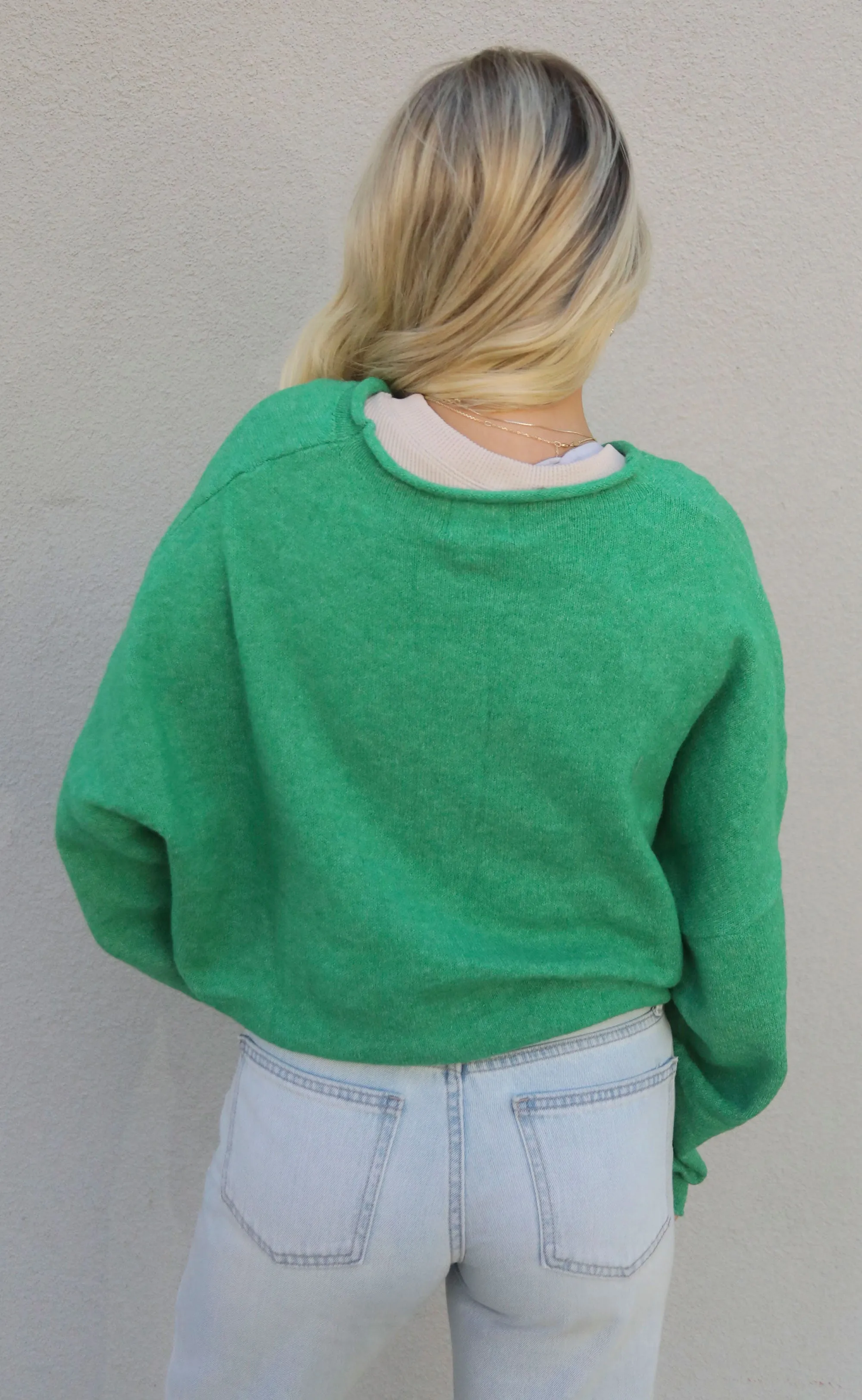 beat of your heart cardigan - green sold by RIFFRAFF product image thumbnail 3