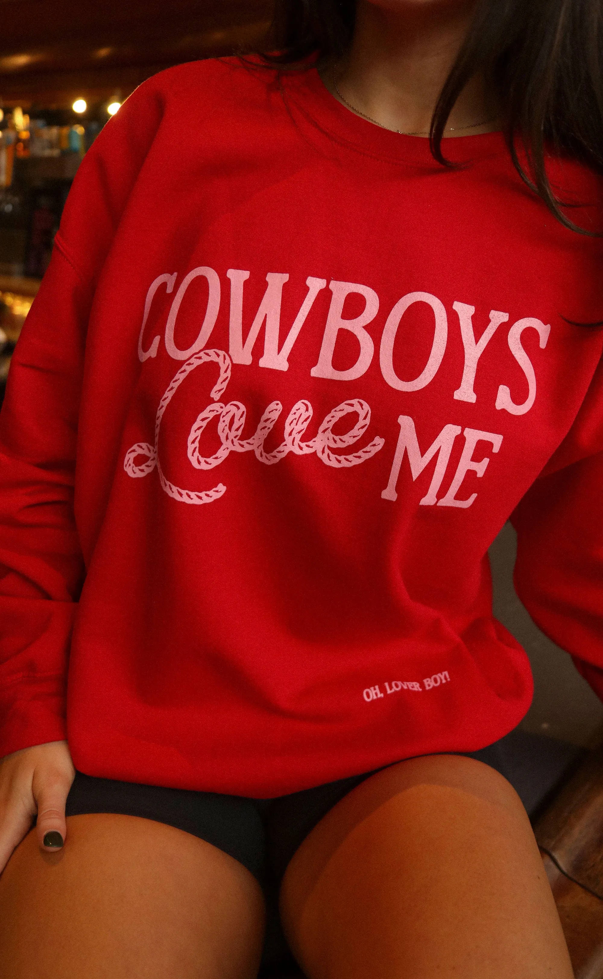 charlie southern: cowboys love me sweatshirt sold by RIFFRAFF product image thumbnail 2