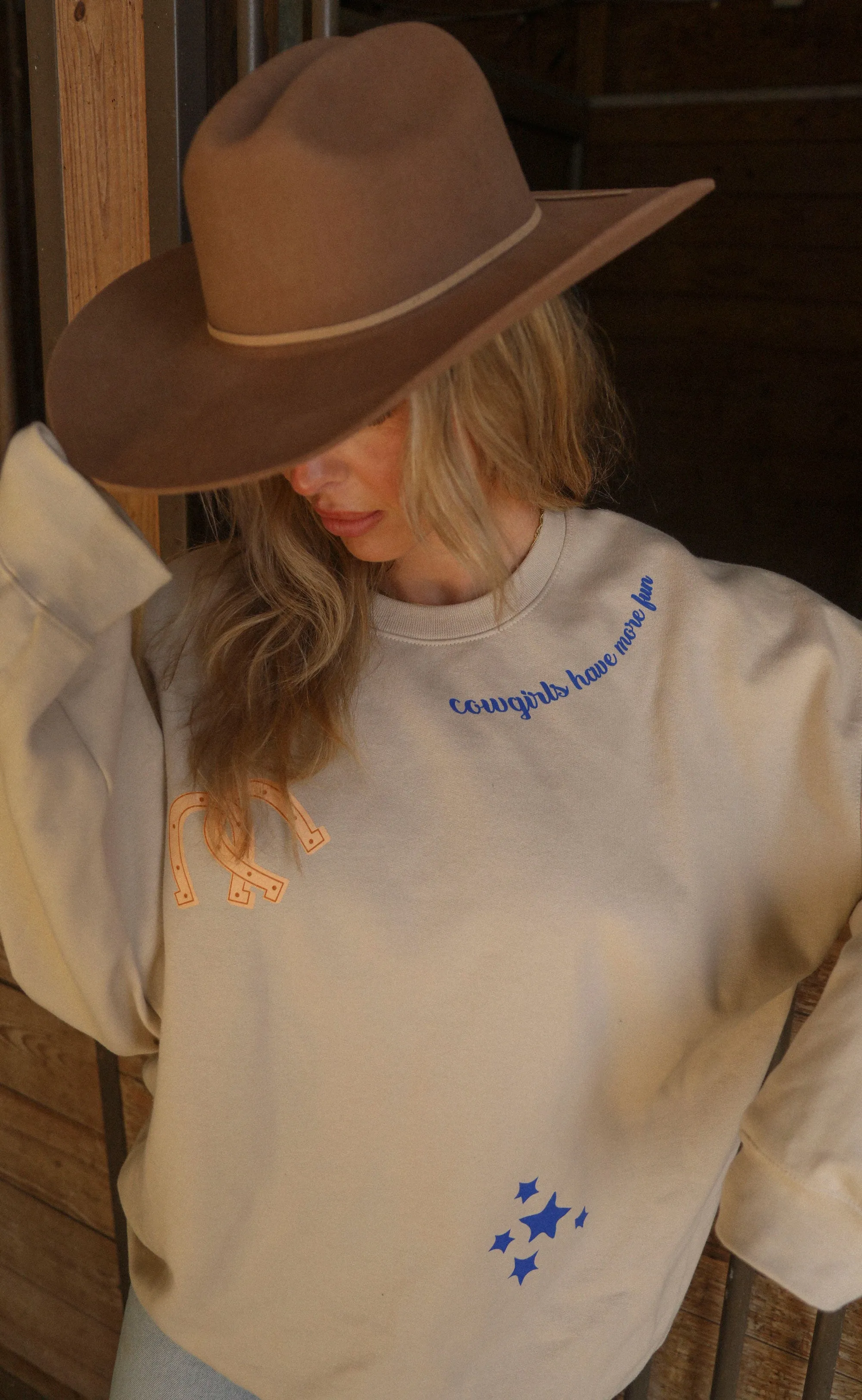 charlie southern: cowgirls patchwork sweatshirt sold by RIFFRAFF product image thumbnail 2