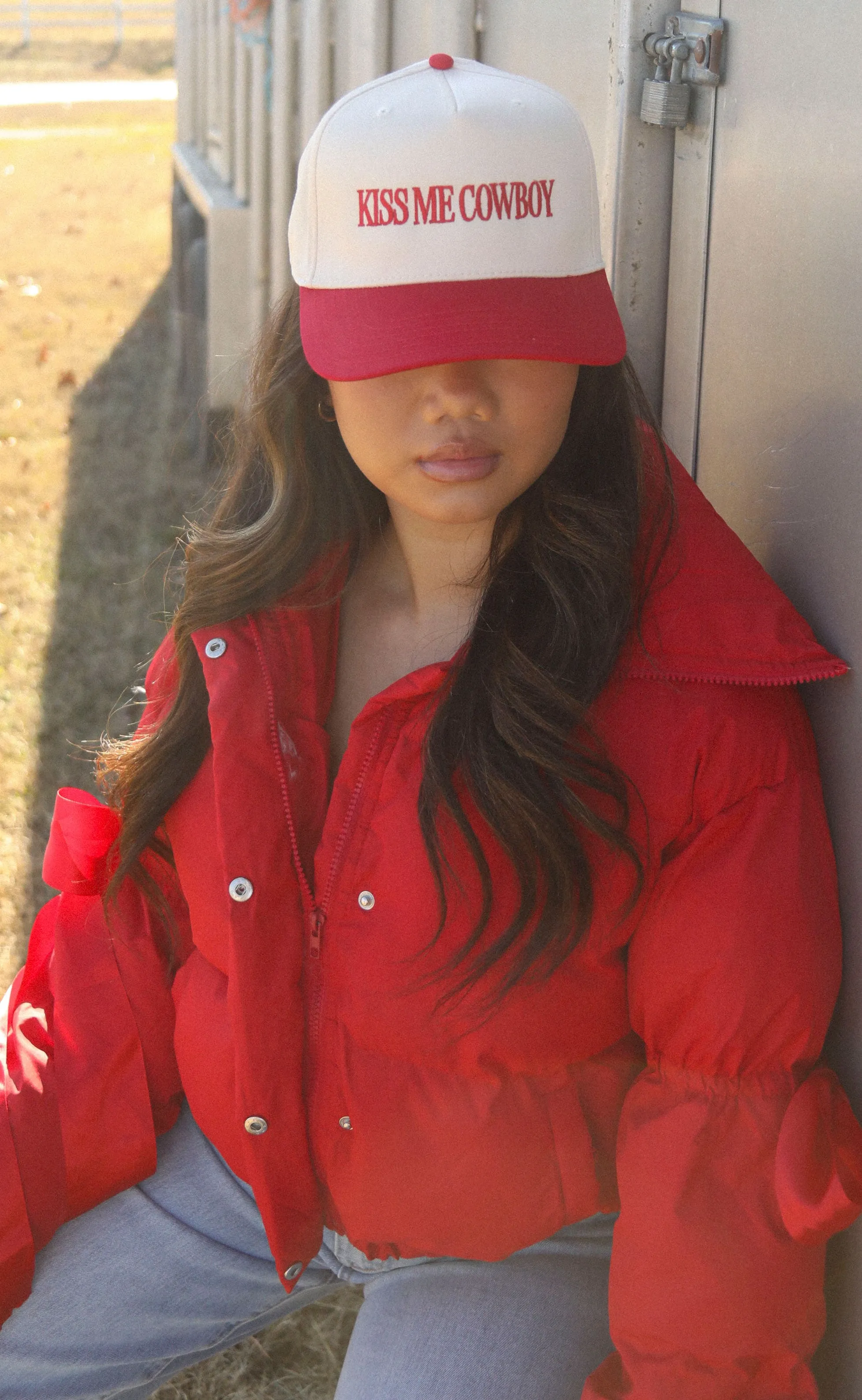 charlie southern: kiss me cowboy trucker sold by RIFFRAFF product image thumbnail 2