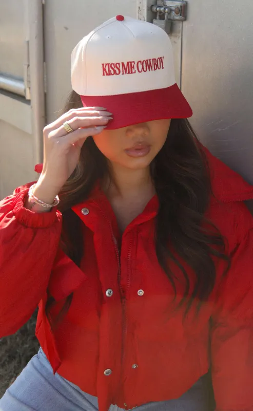 charlie southern: kiss me cowboy trucker sold by RIFFRAFF