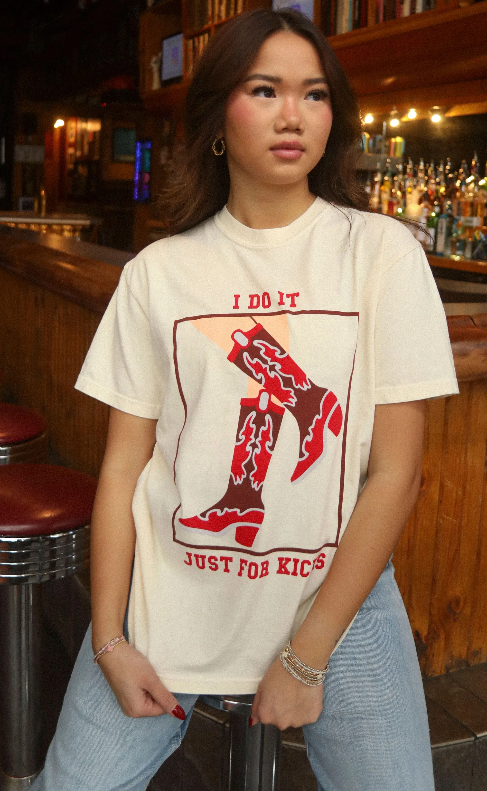 charlie southern: just for kicks tee sold by RIFFRAFF product image thumbnail 4