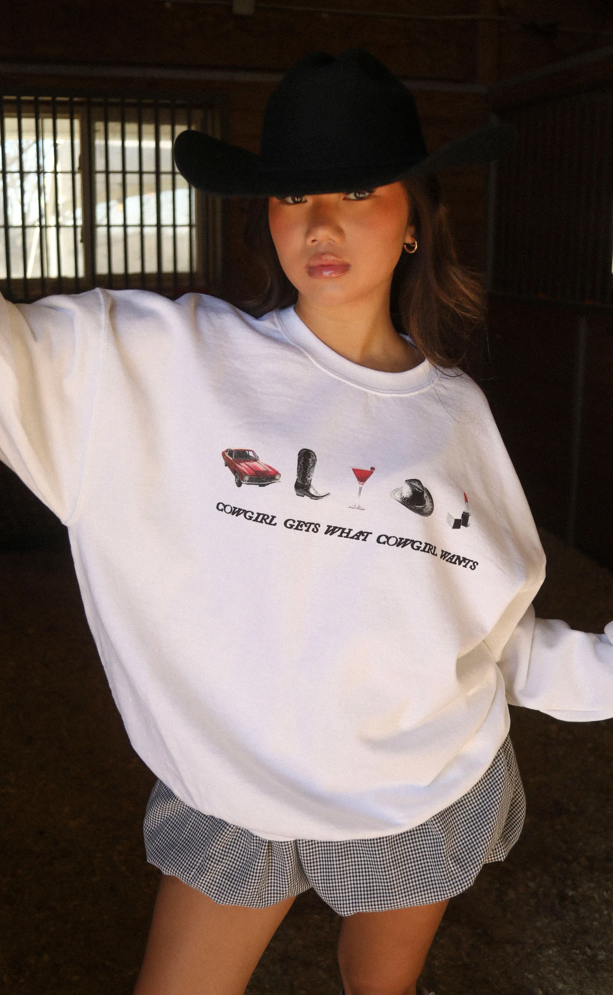 charlie southern: what cowgirl wants sweatshirt sold by RIFFRAFF product image thumbnail 3