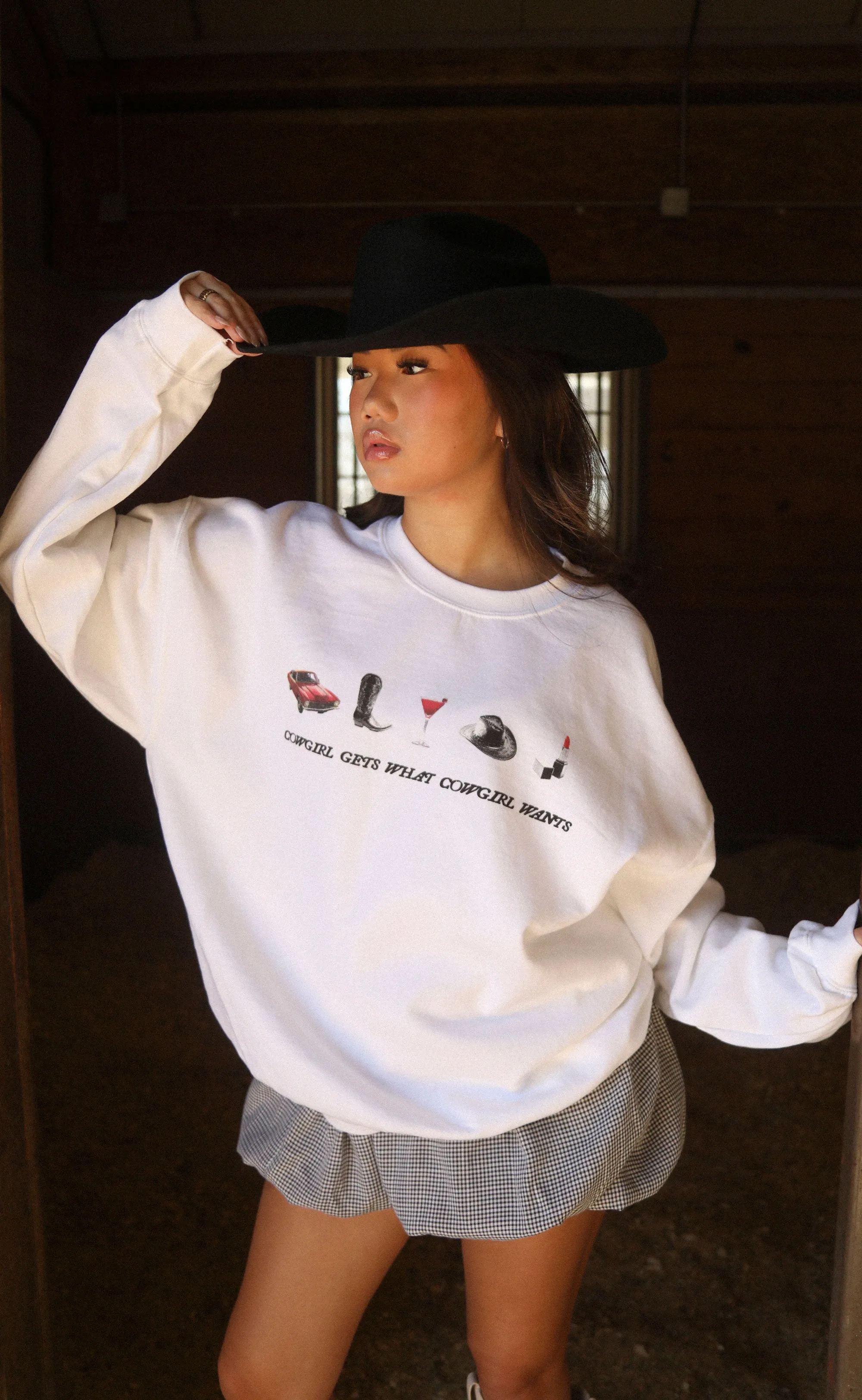 charlie southern: what cowgirl wants sweatshirt sold by RIFFRAFF