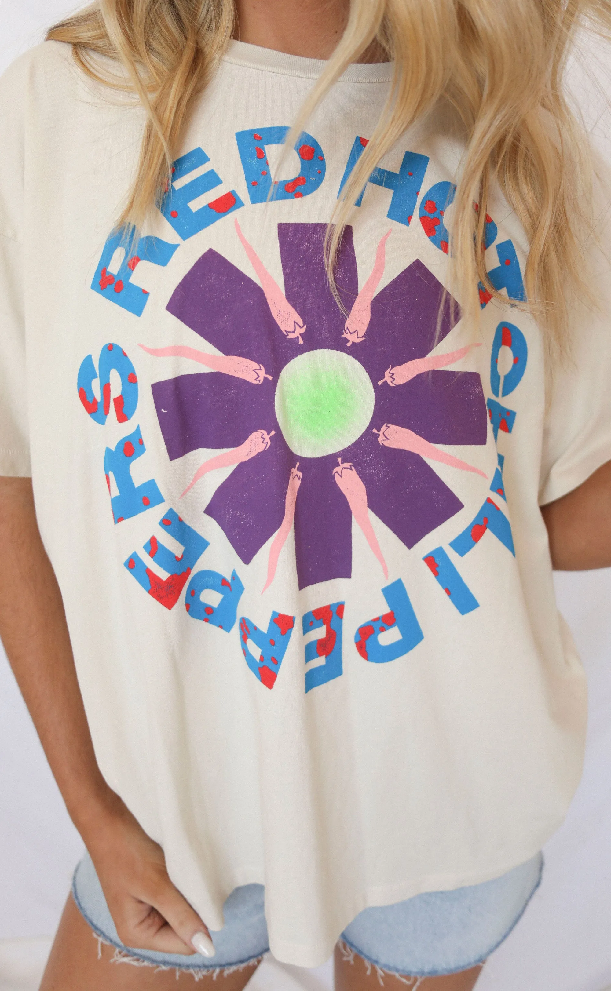 daydreamer: red hot chili peppers freaky styley merch tee sold by RIFFRAFF product image thumbnail 3