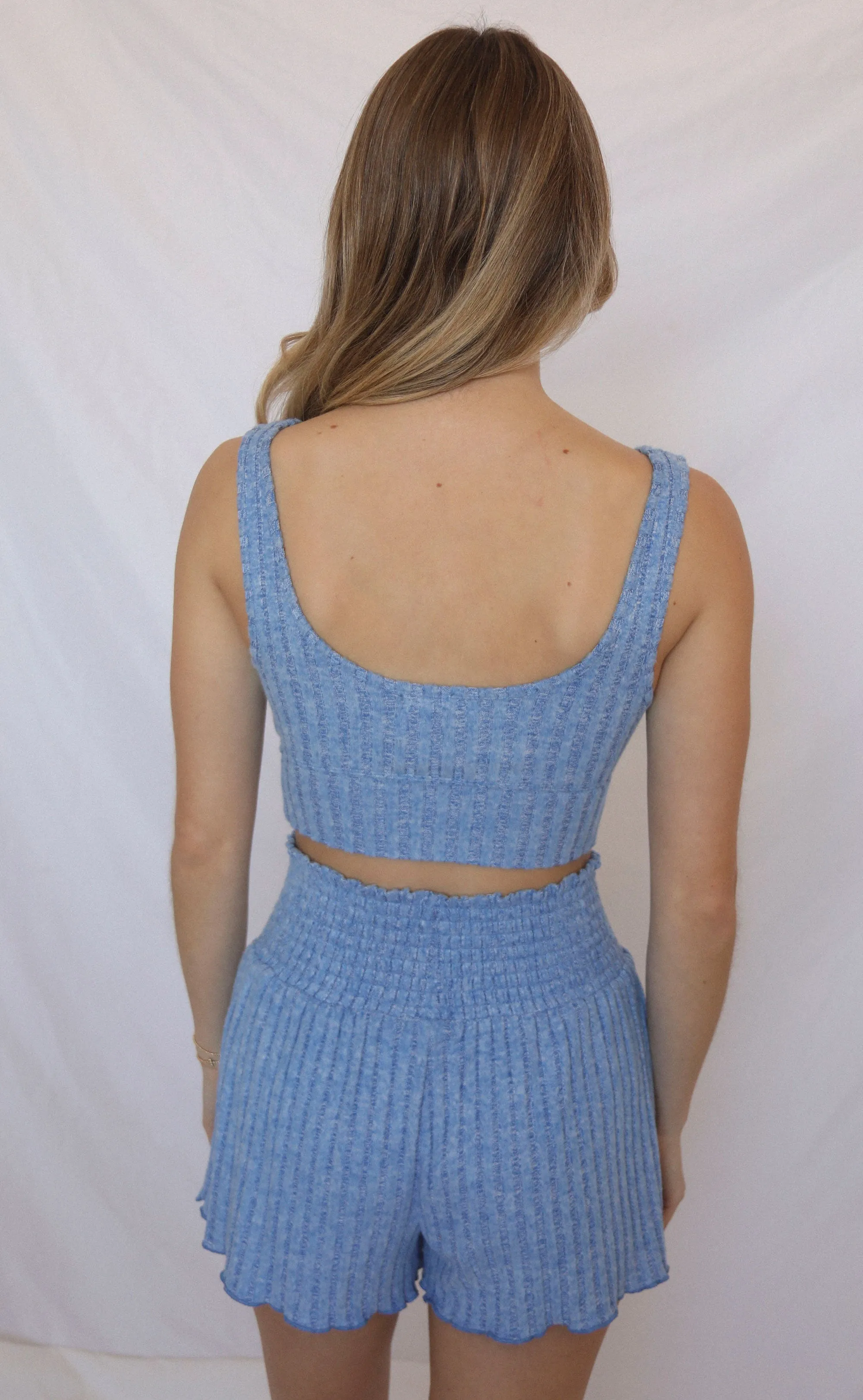 z supply: zoe rib tank bra - riviera sold by RIFFRAFF product image thumbnail 3