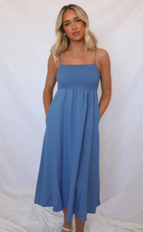 z supply: beachside midi dress - riviera sold by RIFFRAFF