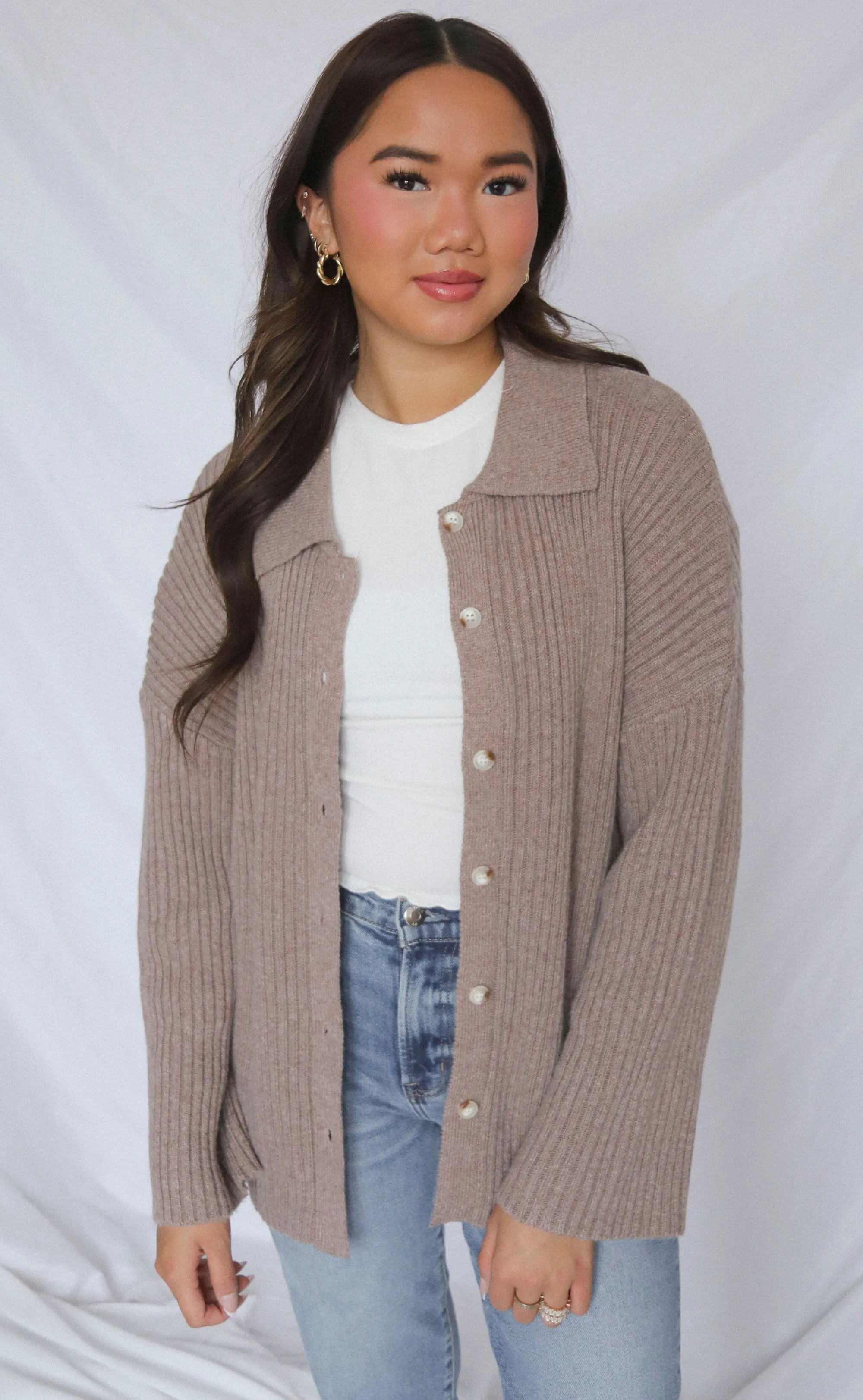 good graces sweater - mocha sold by RIFFRAFF