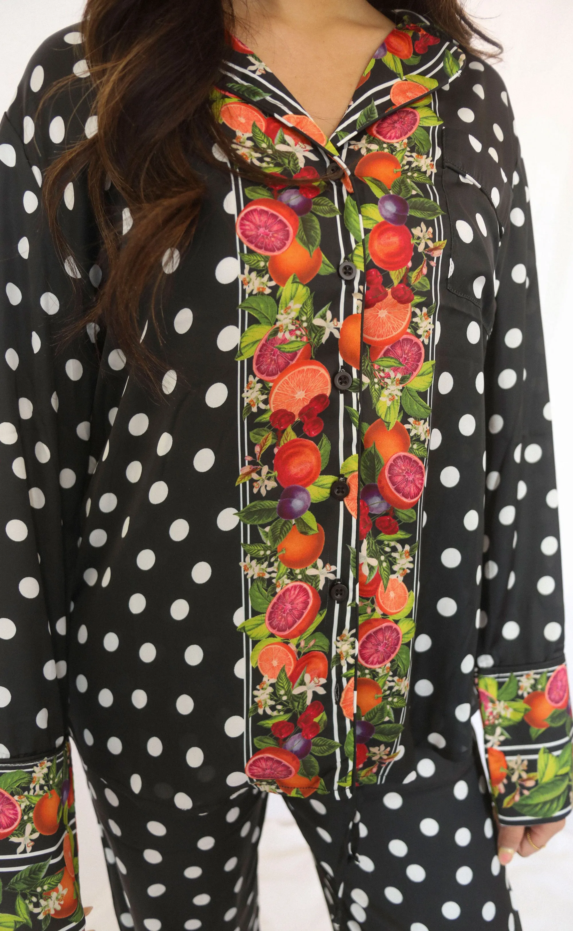 show me your mumu: classic pj set - tropical sangria sold by RIFFRAFF product image thumbnail 2