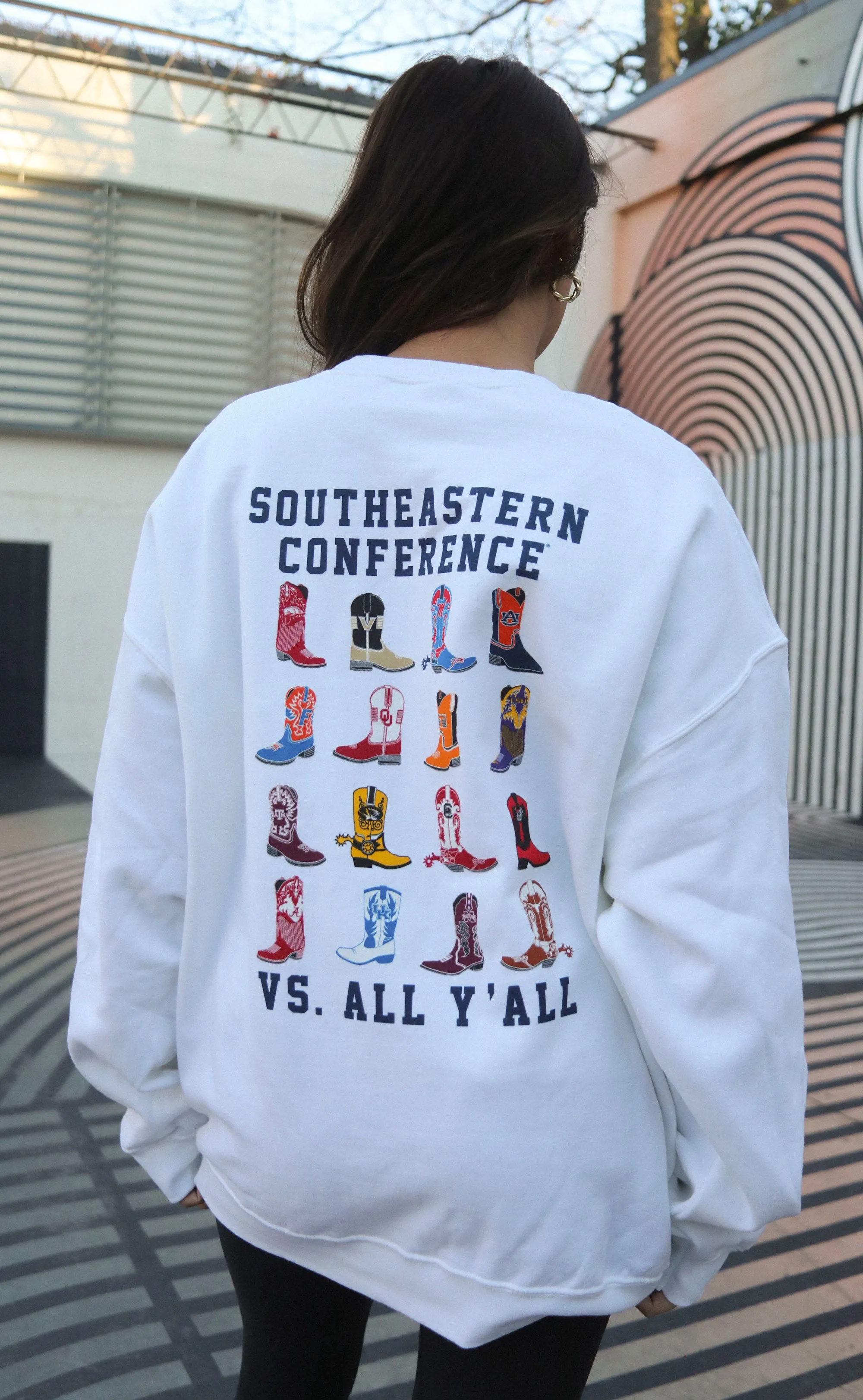charlie southern: sec boot sweatshirt sold by RIFFRAFF product image thumbnail 3