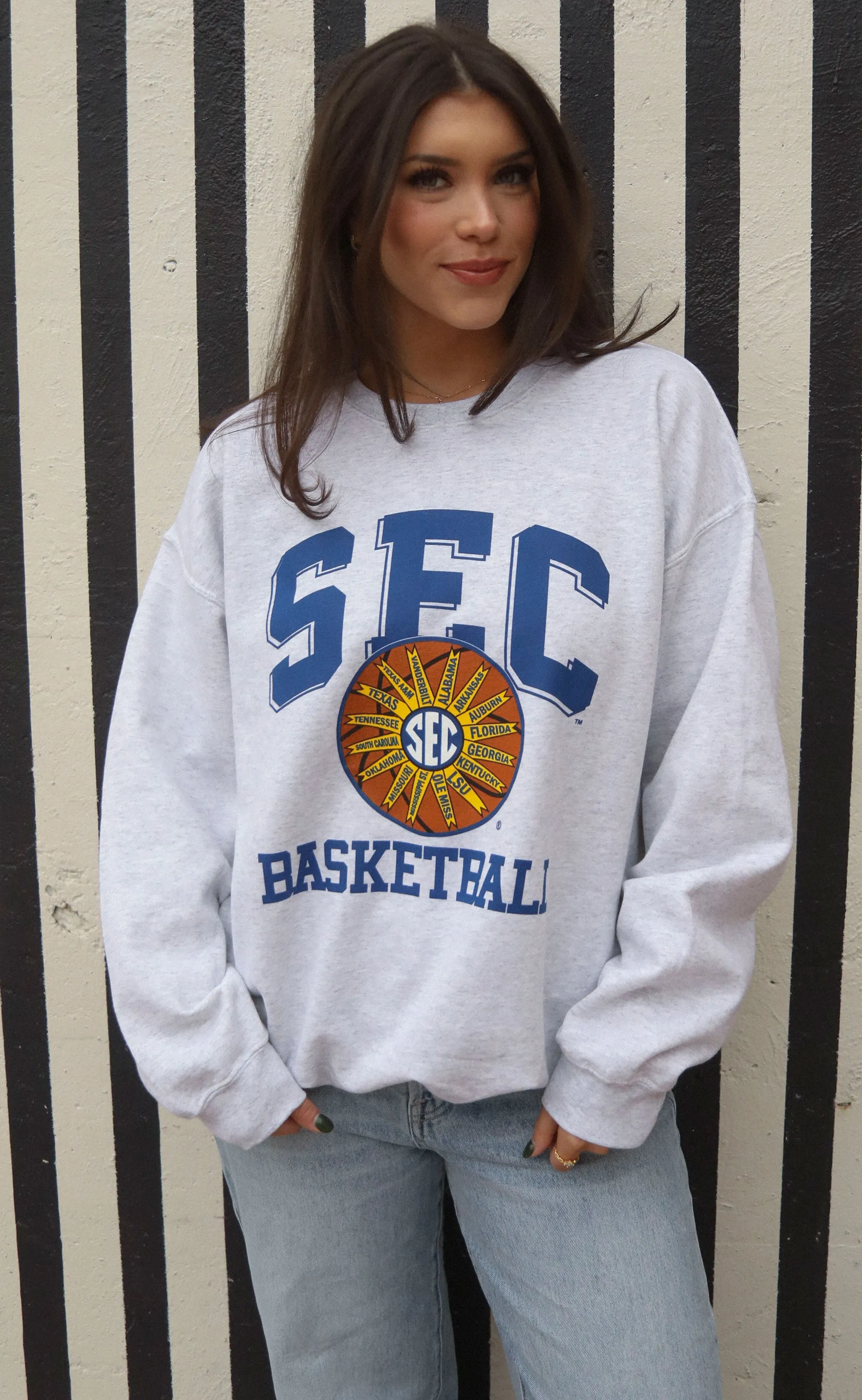 charlie southern: sec retro basketball sweatshirt sold by RIFFRAFF product image thumbnail 3
