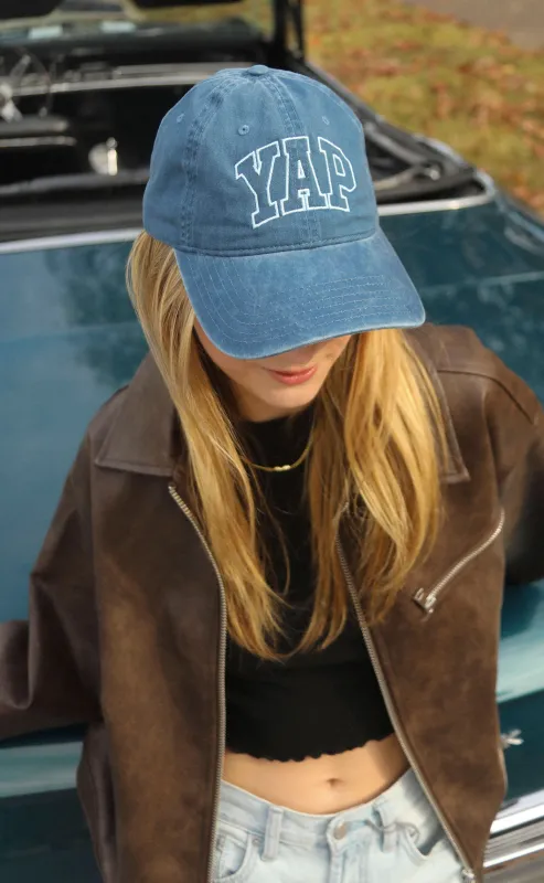 friday + saturday: yap dad hat sold by RIFFRAFF