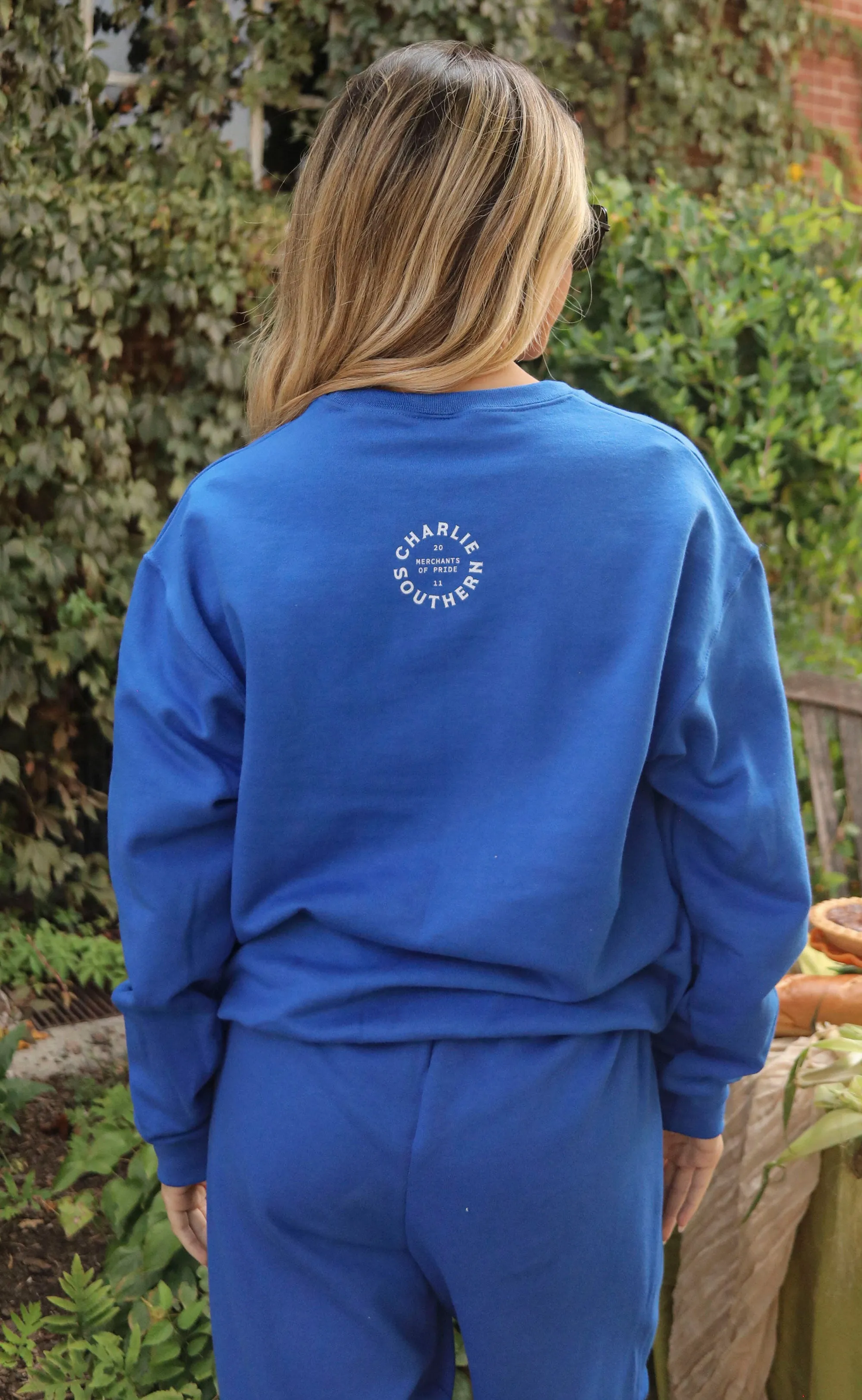 charlie southern: couch club sweatshirt - royal sold by RIFFRAFF product image thumbnail 4