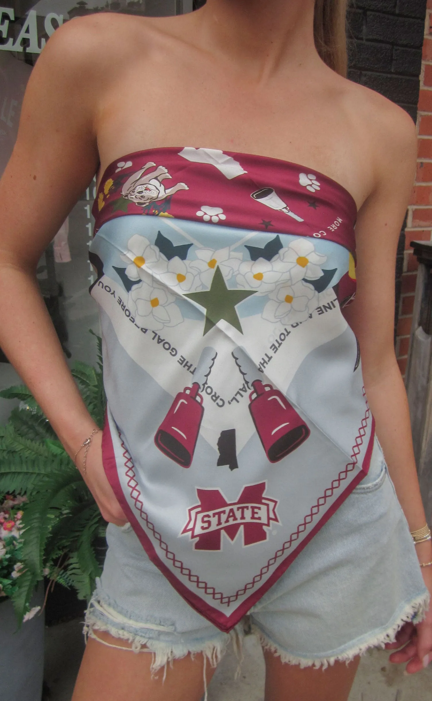 mississippi state bulldogs saturday scarf sold by RIFFRAFF product image thumbnail 4