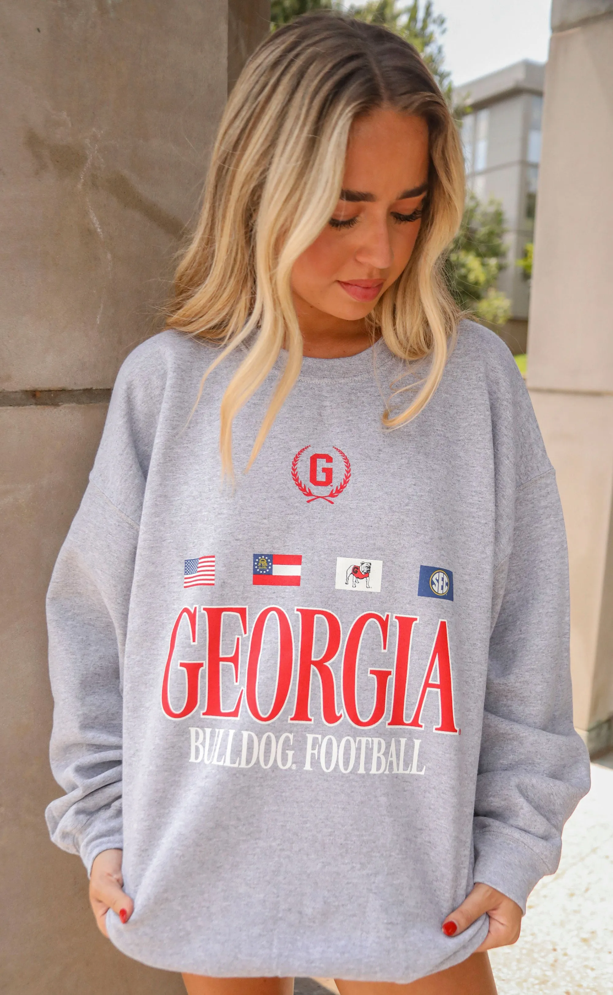 charlie southern: georgia flags sweatshirt sold by RIFFRAFF product image thumbnail 4