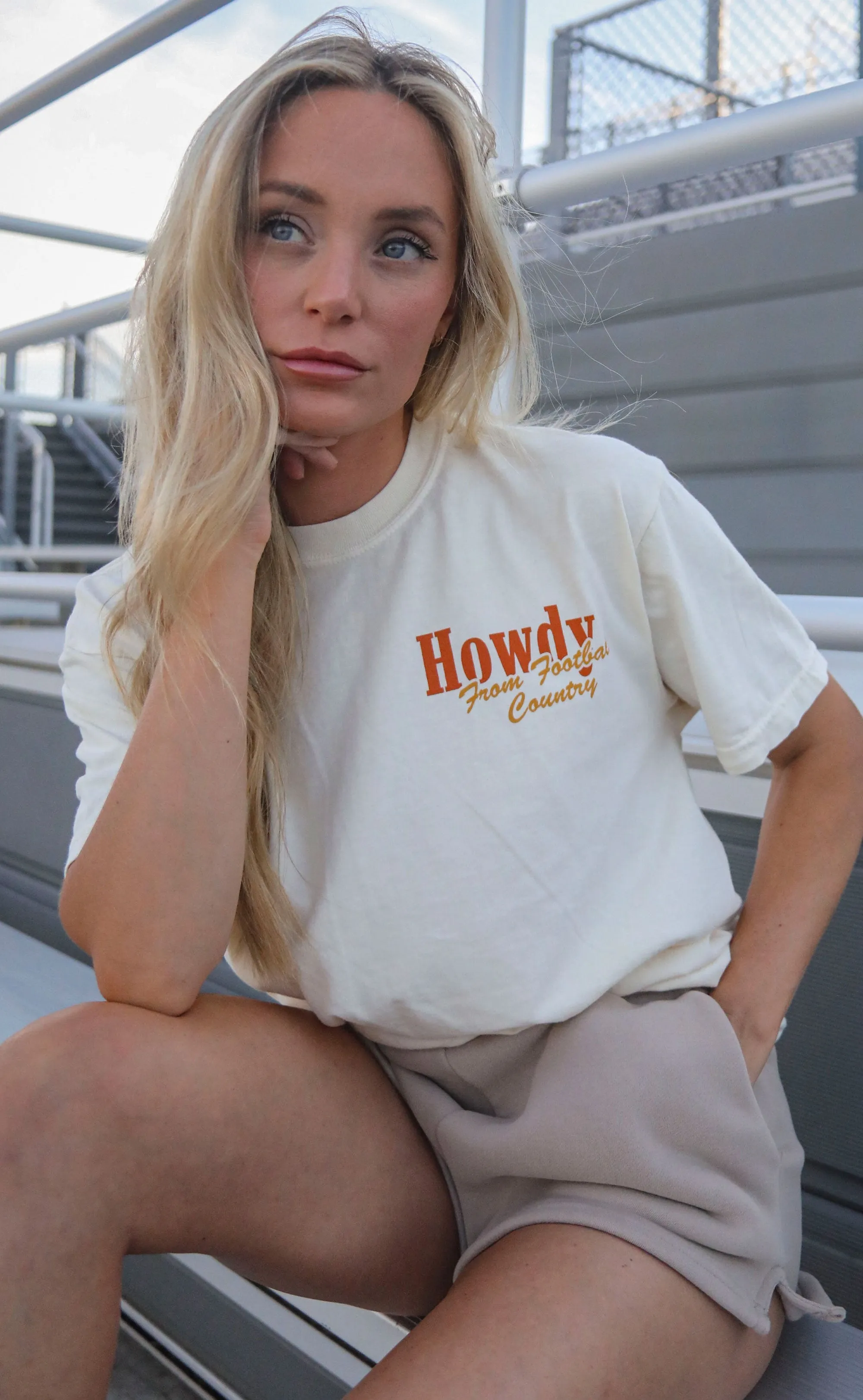 charlie southern: howdy football t shirt sold by RIFFRAFF product image thumbnail 2