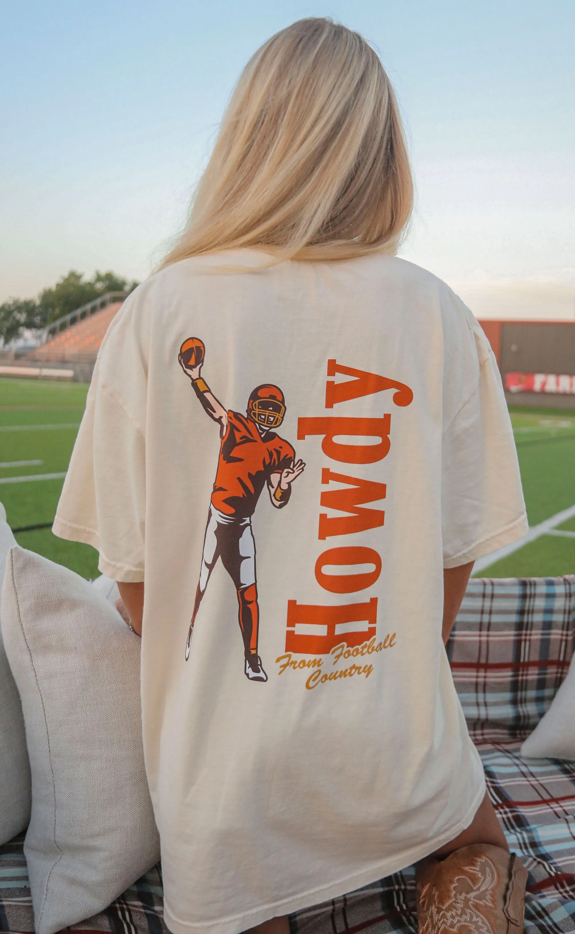 charlie southern: howdy football t shirt sold by RIFFRAFF product image thumbnail 3