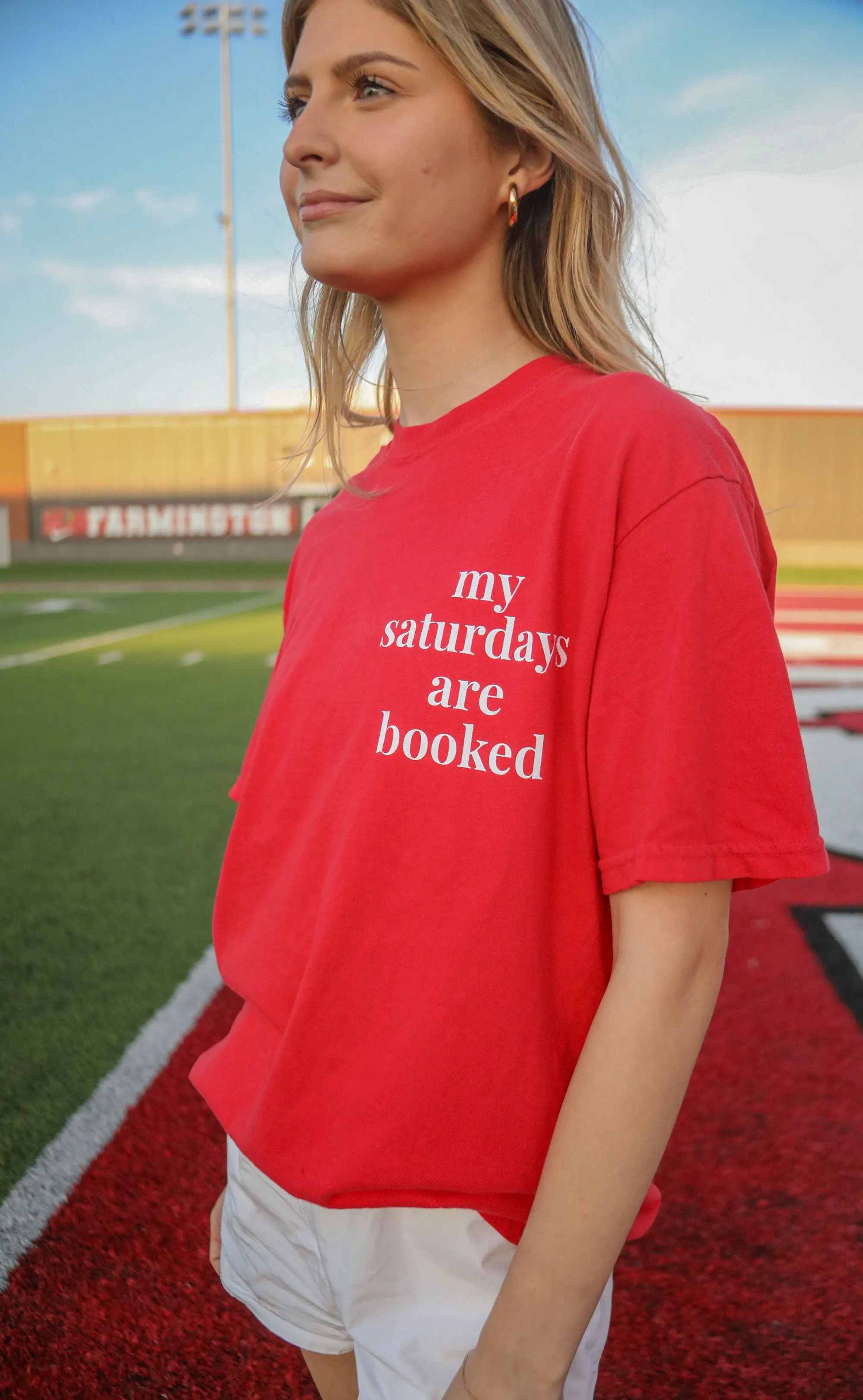 charlie southern: saturday tailgating club t shirt - red sold by RIFFRAFF product image thumbnail 2