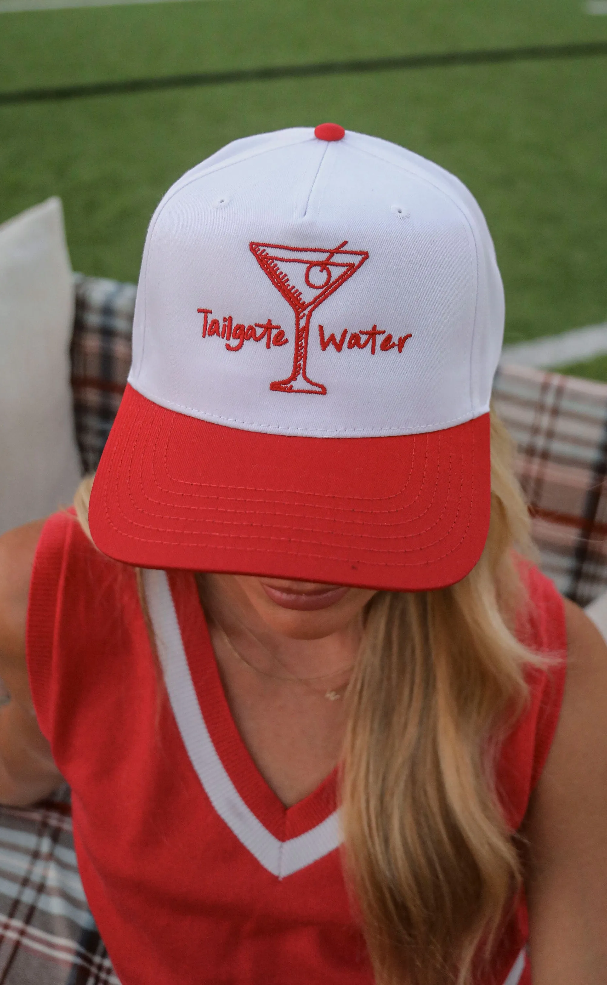 charlie southern: tailgate water trucker hat sold by RIFFRAFF
