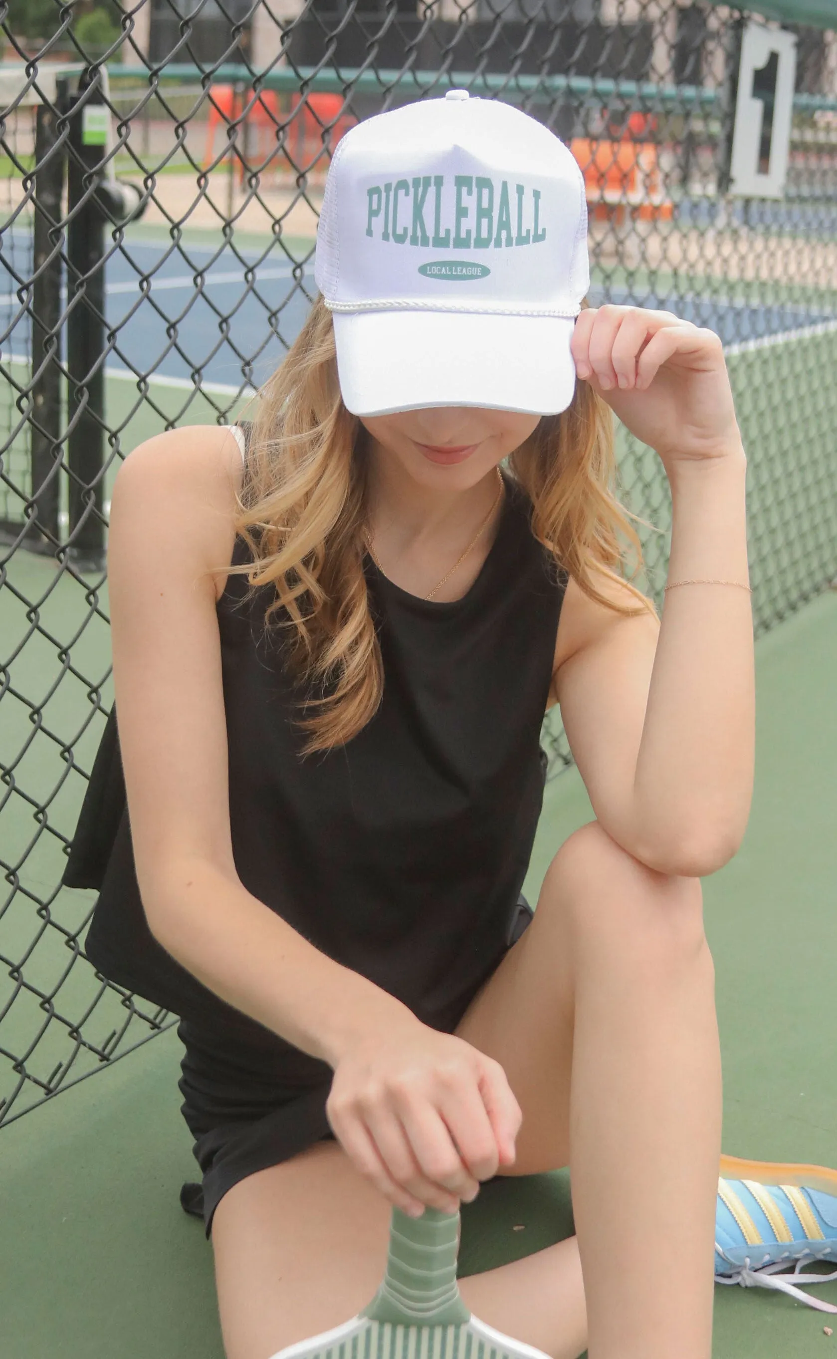 friday + saturday: pickleball sport hat sold by RIFFRAFF product image thumbnail 3