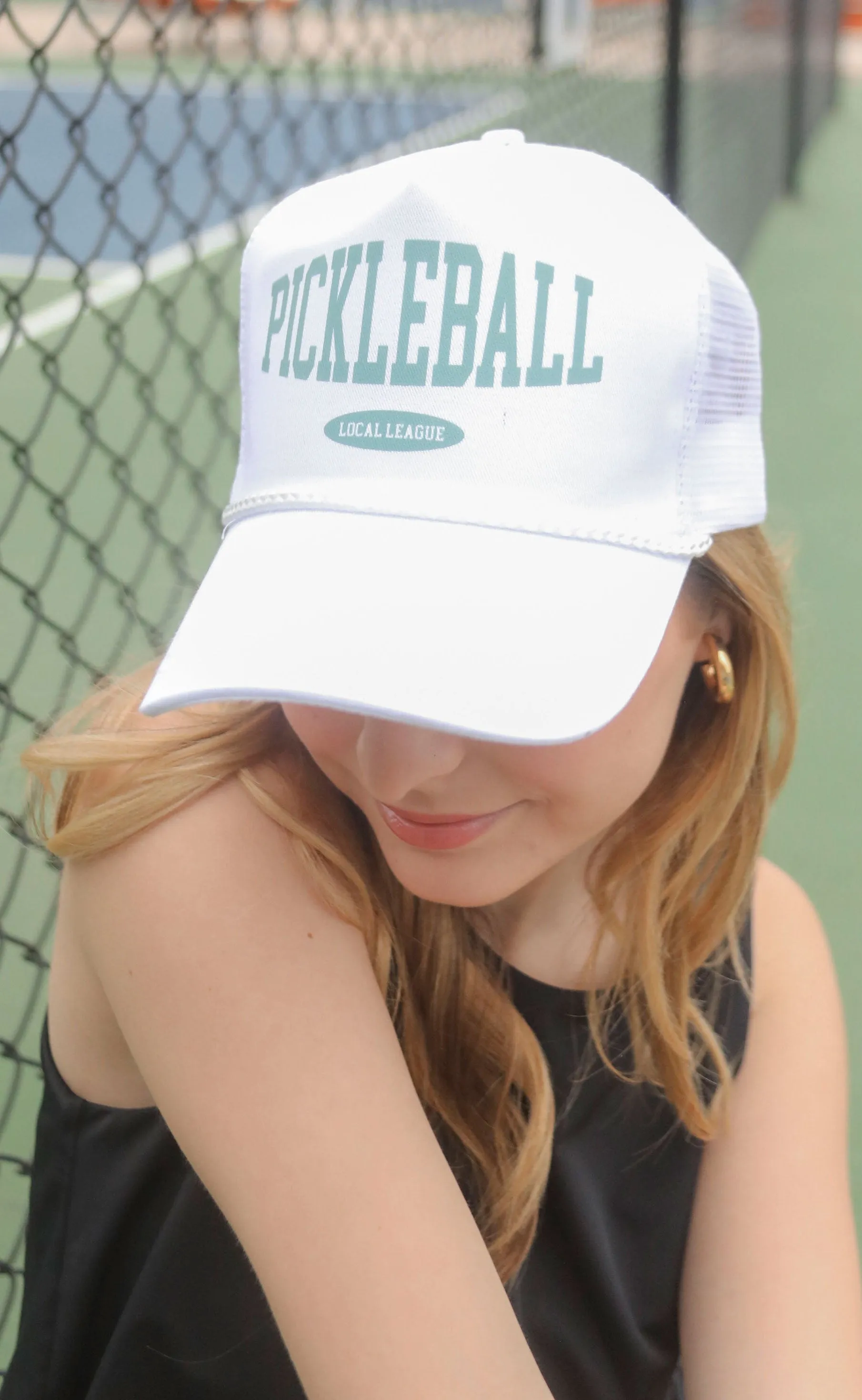 friday + saturday: pickleball sport hat sold by RIFFRAFF product image thumbnail 2