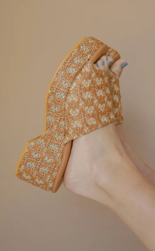 matisse: cruz platform heel - tan sold by RIFFRAFF