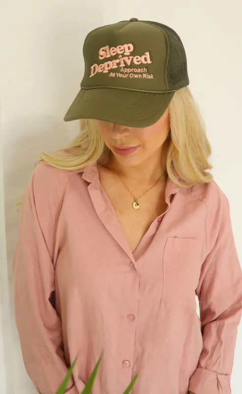charlie southern: sleep deprived trucker hat sold by RIFFRAFF