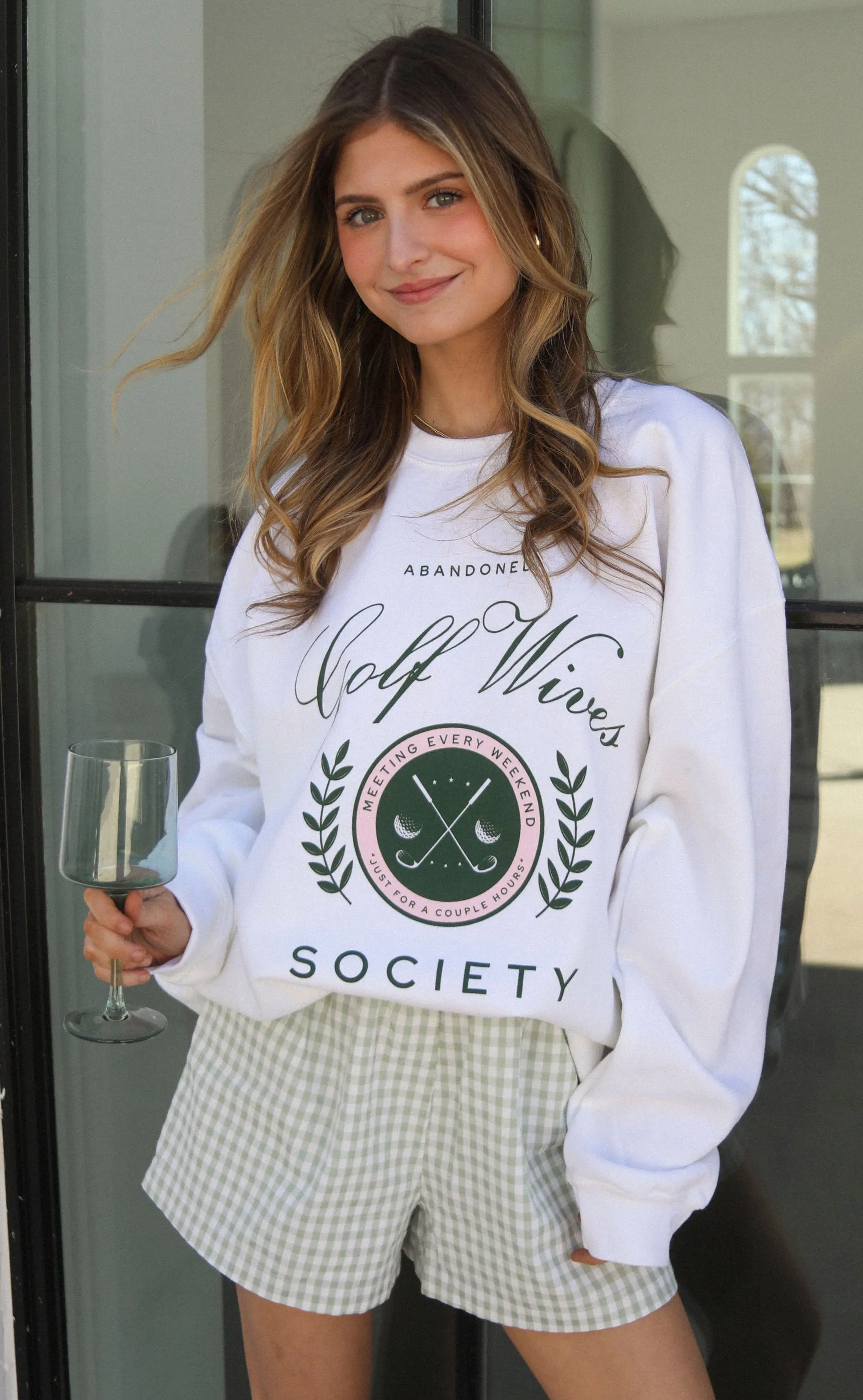 friday + saturday: golf wives sweatshirt sold by RIFFRAFF product image thumbnail 4