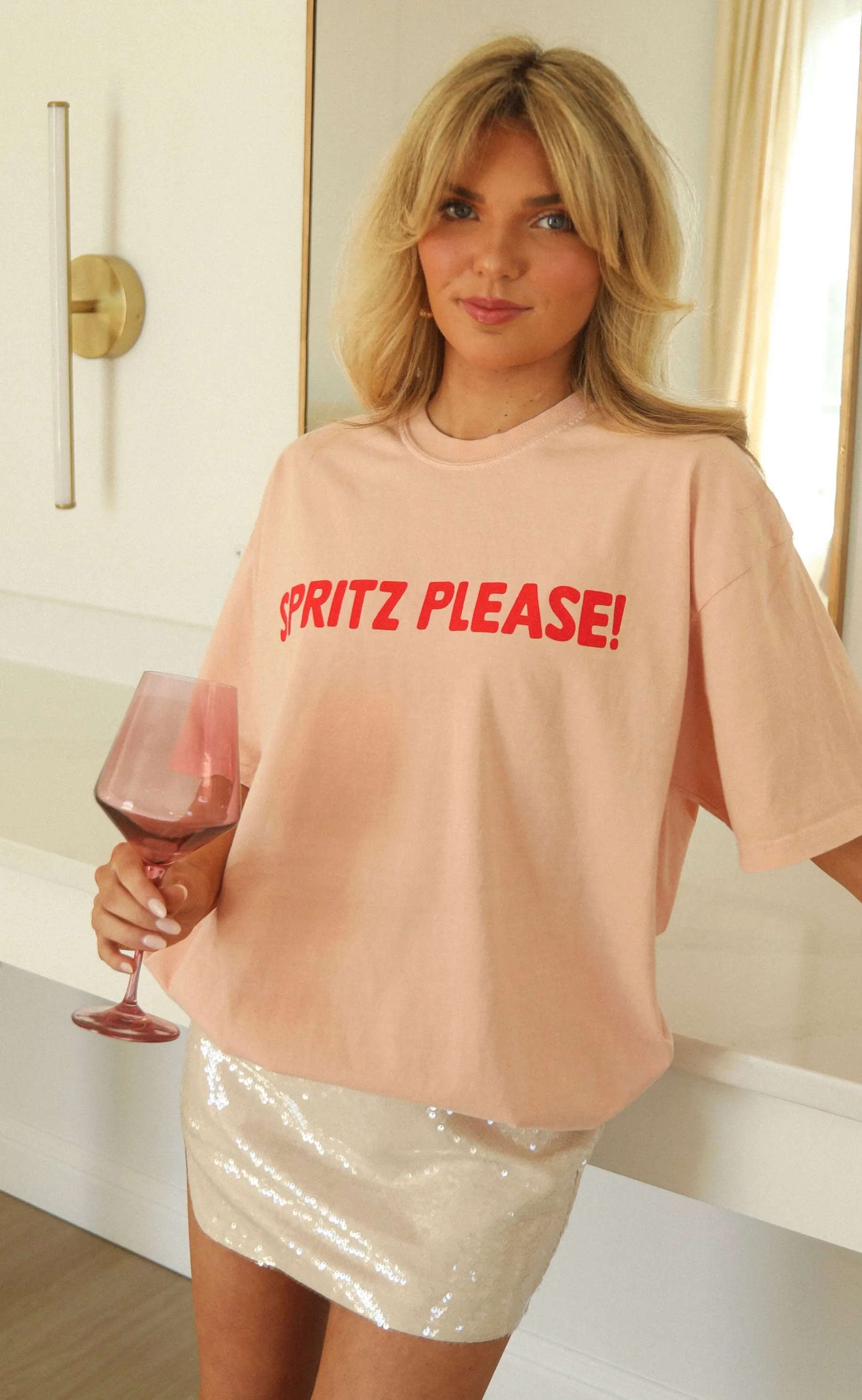 friday + saturday: spritz please t shirt sold by RIFFRAFF product image thumbnail 2