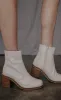 seychelles: delicacy leather boot - white sold by RIFFRAFF