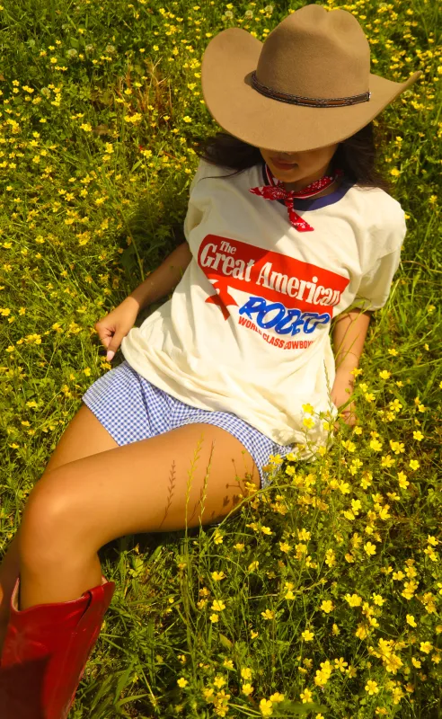 charlie southern: great american rodeo ringer tee made by RIFFRAFF