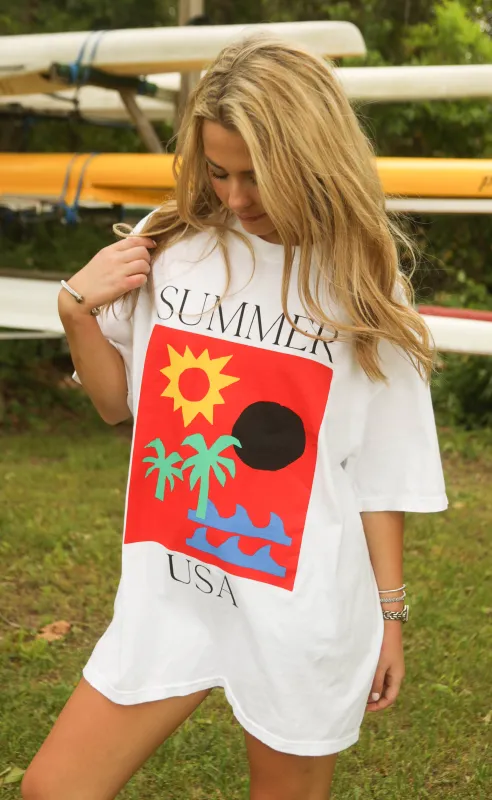 friday + saturday: summer usa tee sold by RIFFRAFF