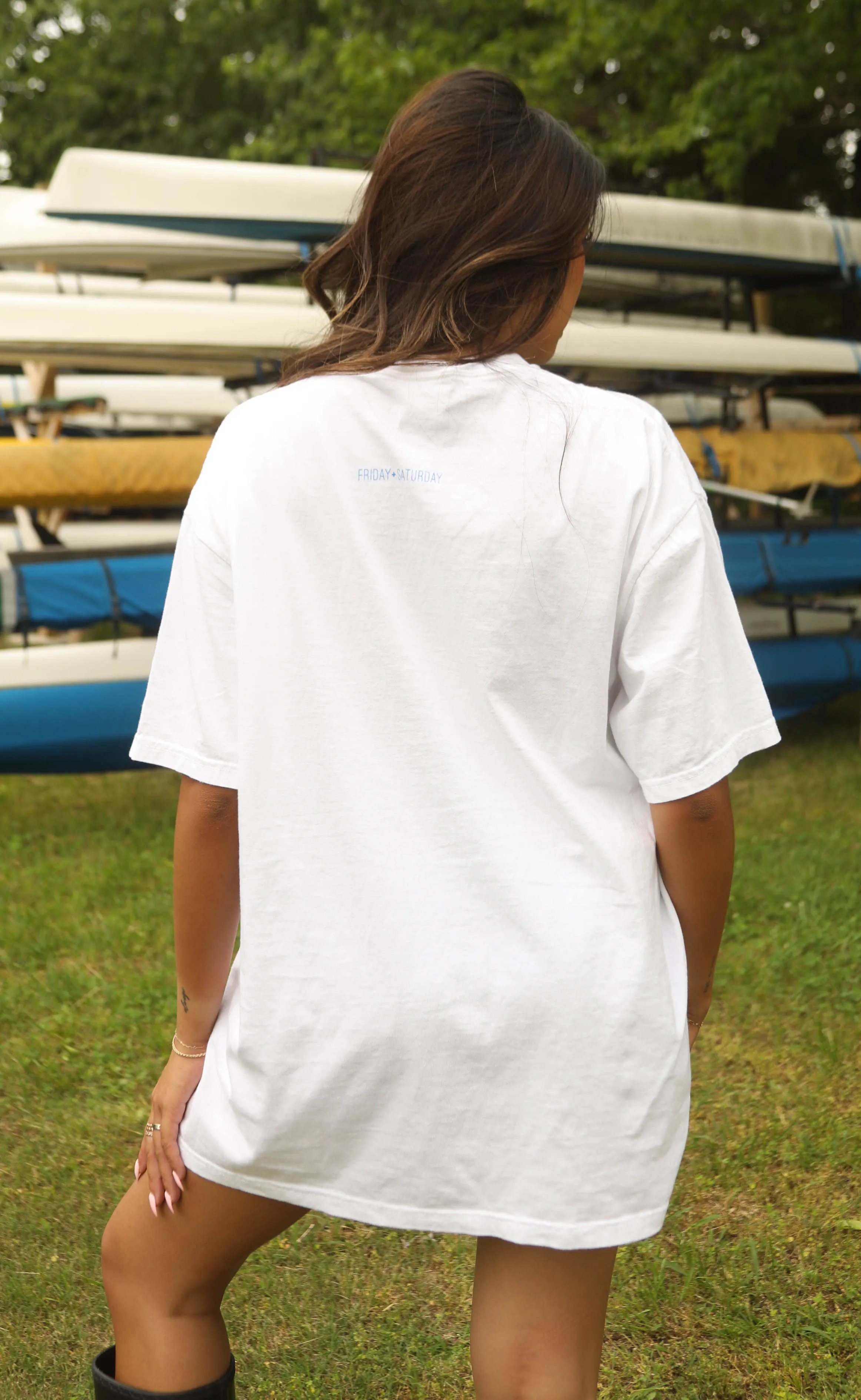 friday + saturday: boiled in the usa tee sold by RIFFRAFF product image thumbnail 2