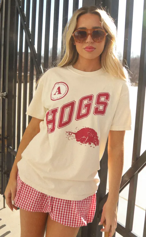 charlie southern: hogs badge vault t shirt sold by RIFFRAFF