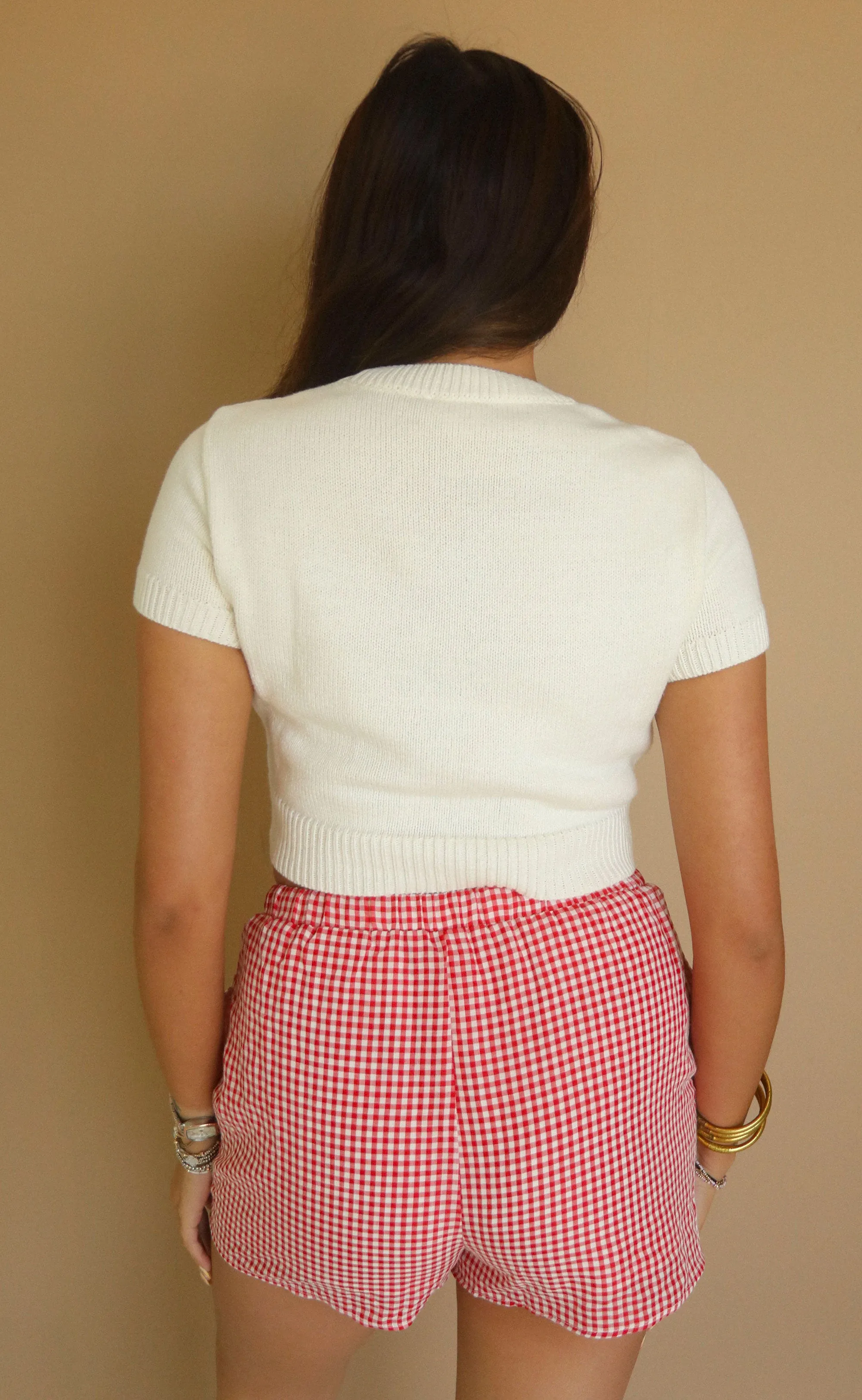 cuddle season short sleeve sweater sold by RIFFRAFF product image thumbnail 3