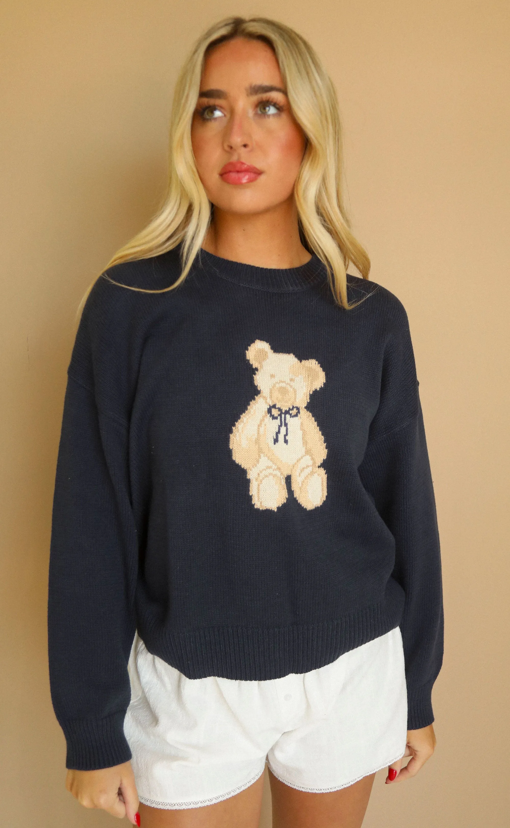 cuddle season sweater - navy sold by RIFFRAFF product image thumbnail 2