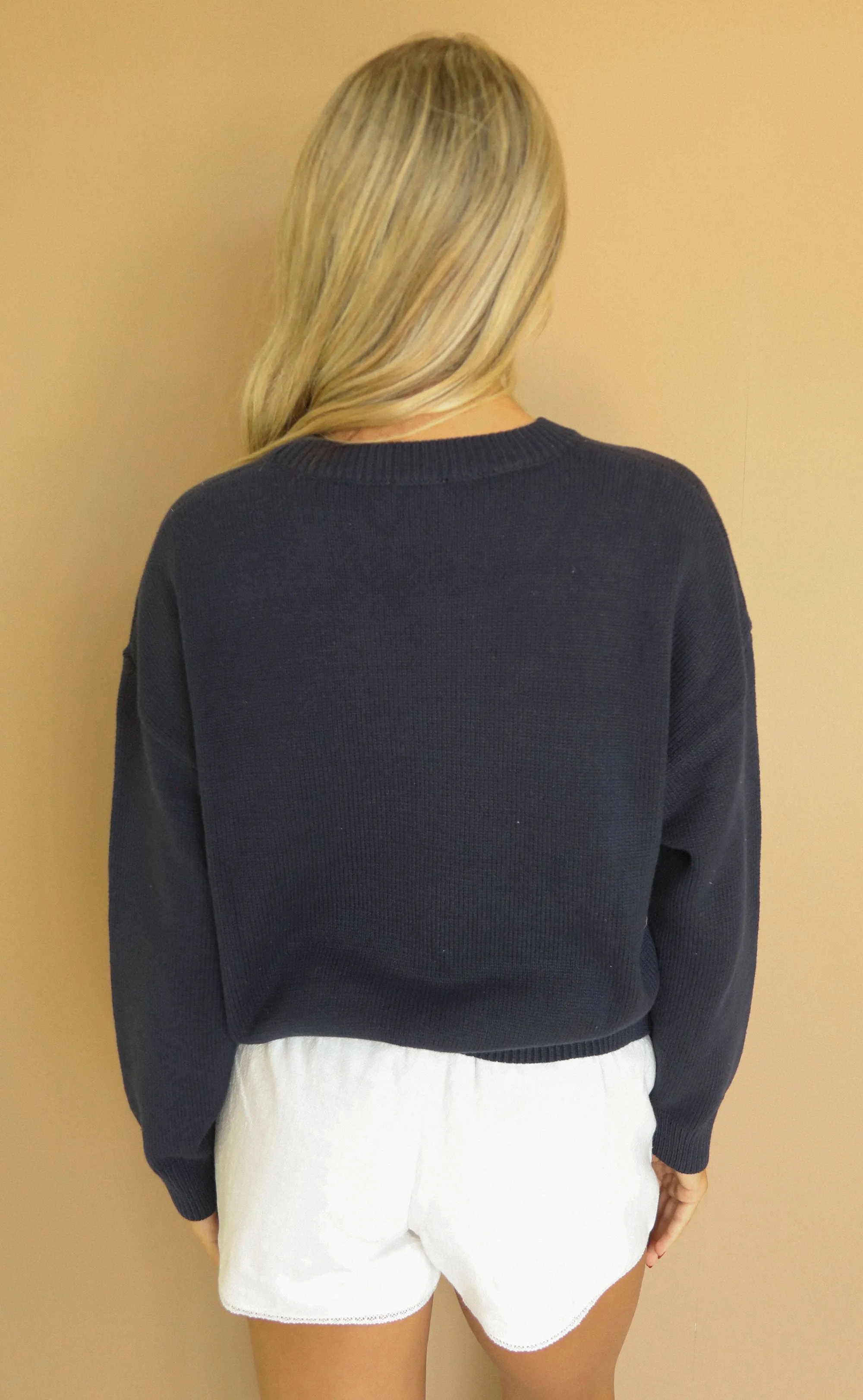cuddle season sweater - navy sold by RIFFRAFF product image thumbnail 3